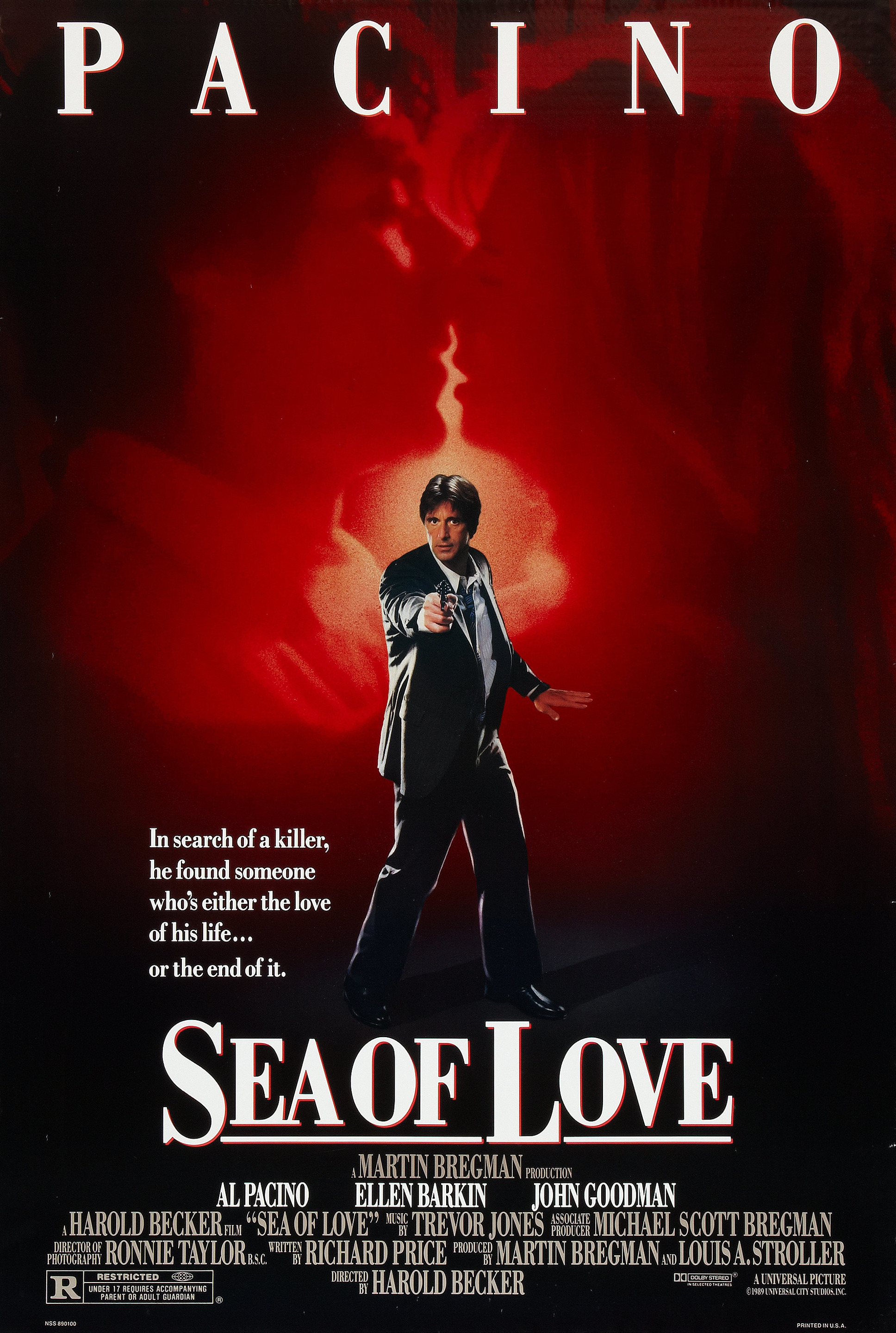 Mega Sized Movie Poster Image for Sea of Love (#1 of 2)