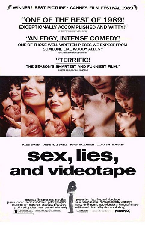 sex, lies, and videotape Movie Poster
