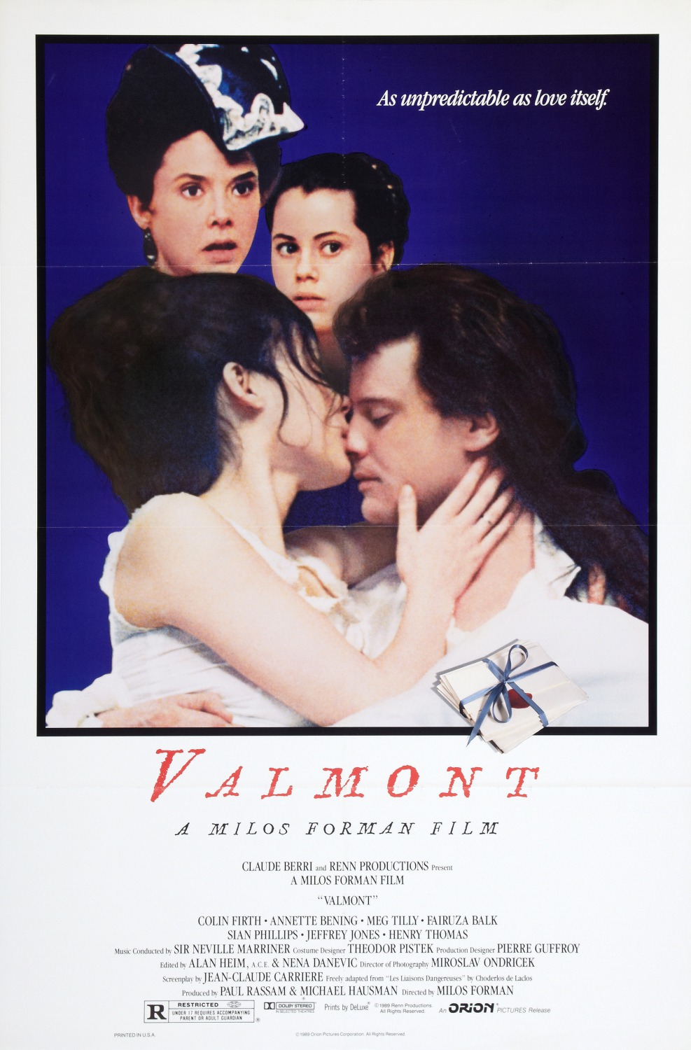 Extra Large Movie Poster Image for Valmont (#1 of 2)
