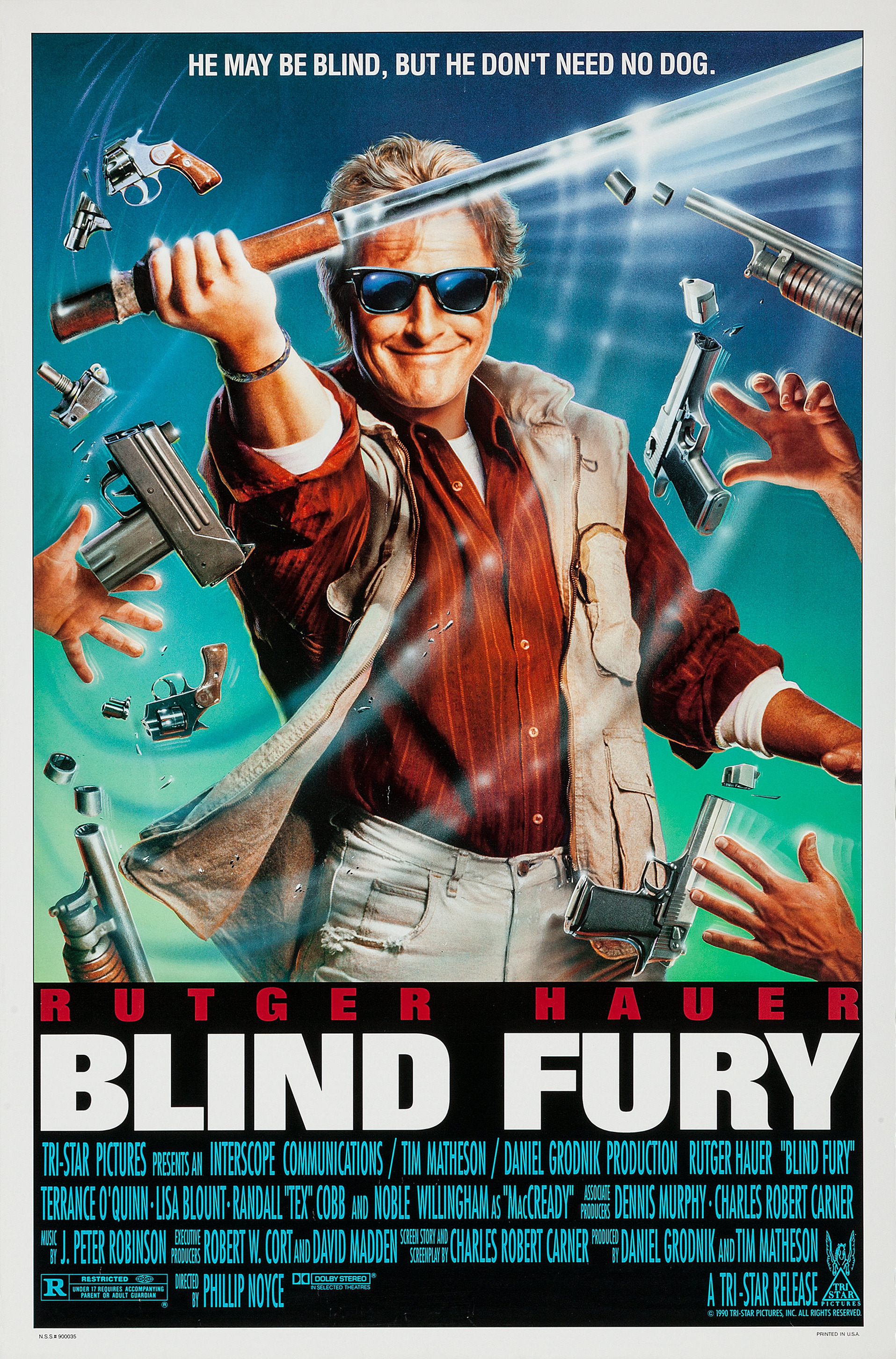 Mega Sized Movie Poster Image for Blind Fury (#1 of 2)