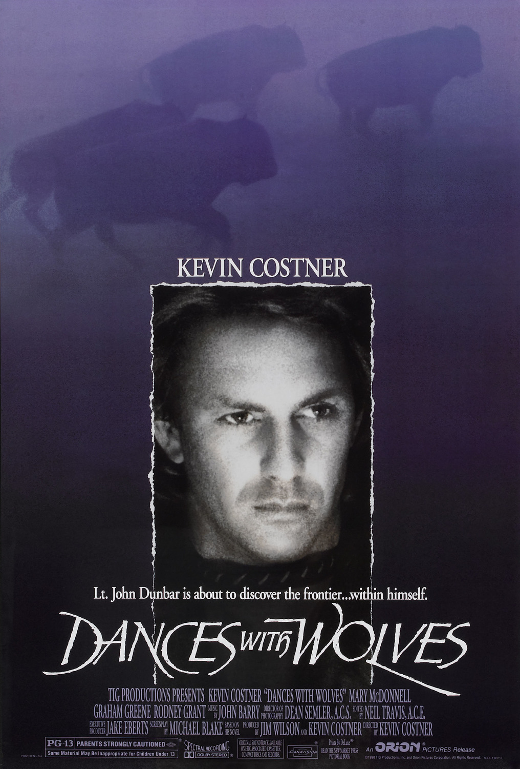 Extra Large Movie Poster Image for Dances With Wolves (#2 of 10)