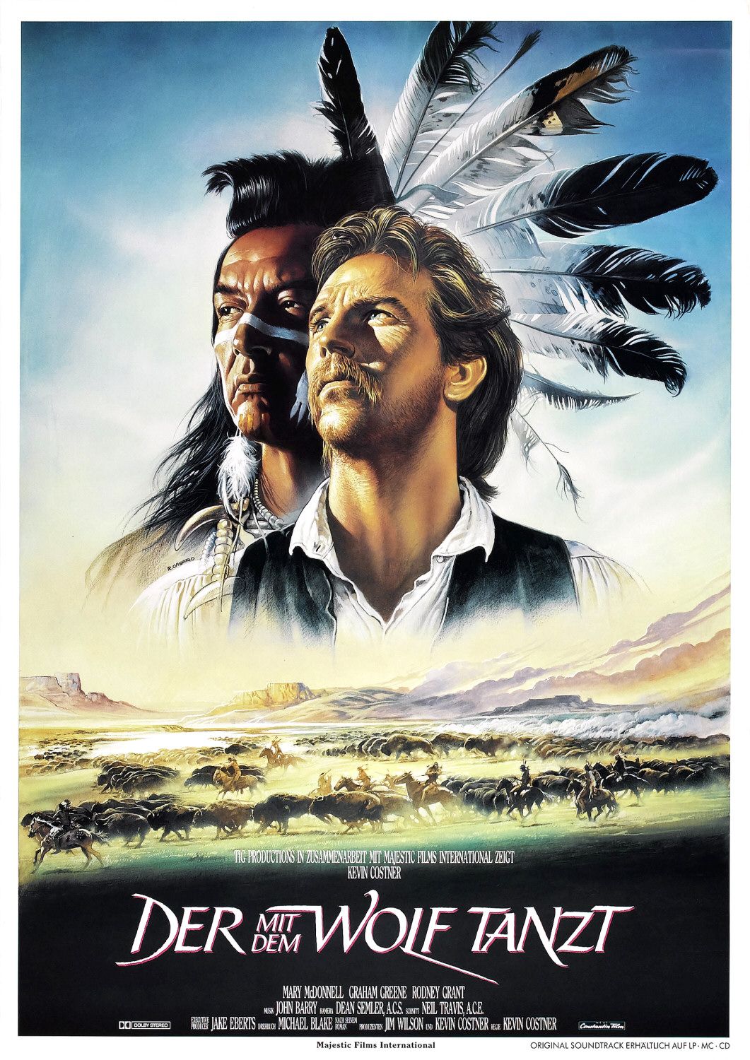Extra Large Movie Poster Image for Dances With Wolves (#3 of 10)