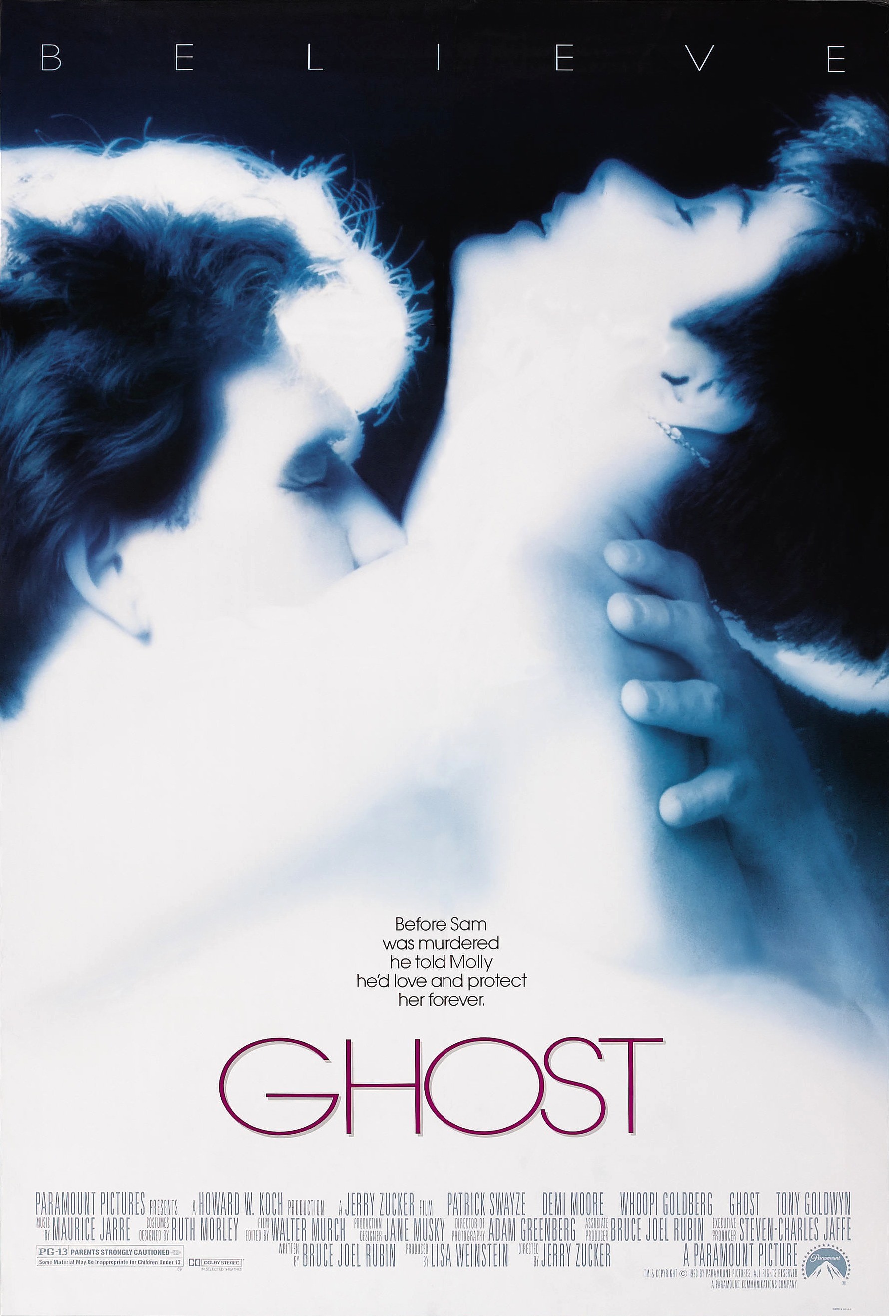 Mega Sized Movie Poster Image for Ghost 
