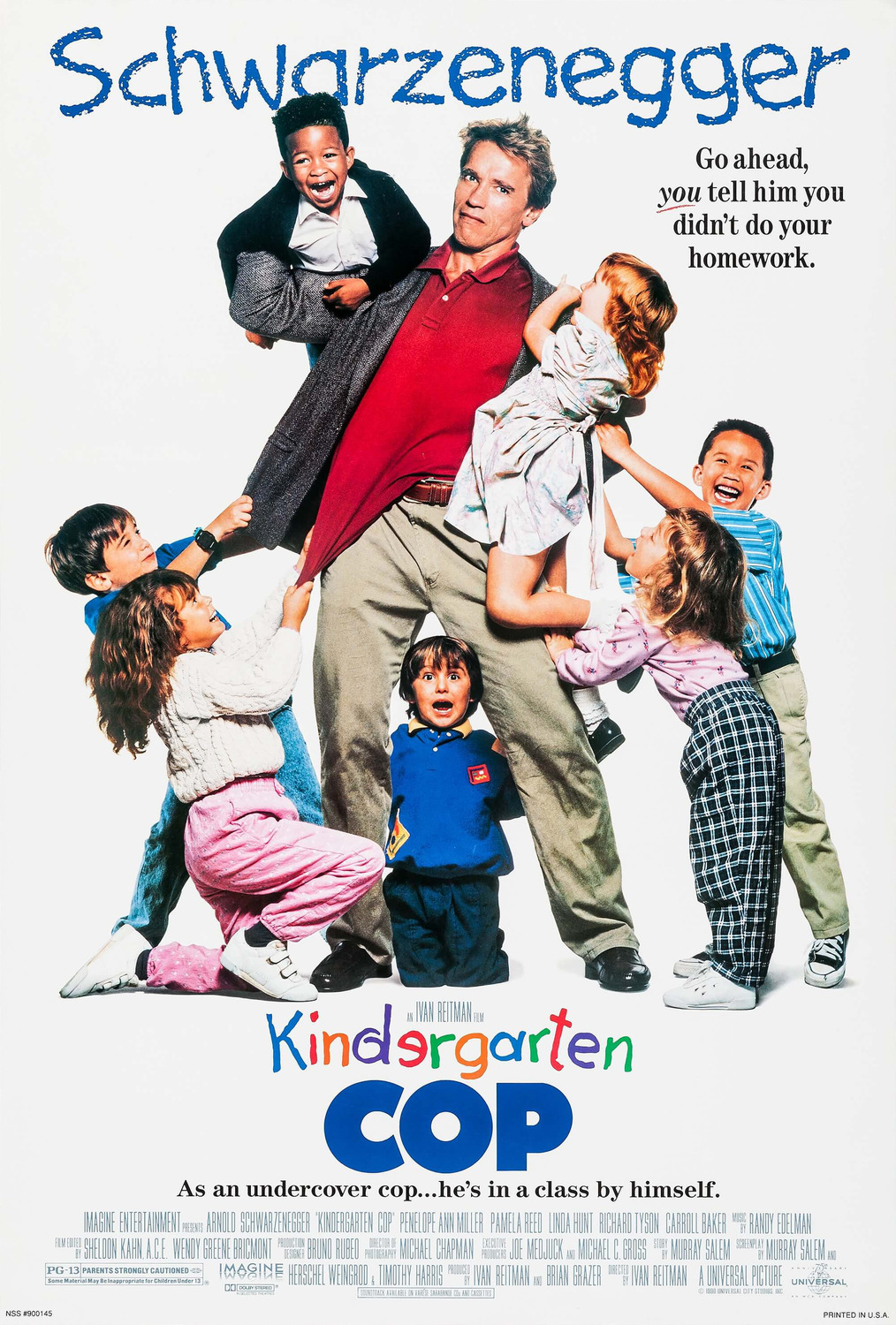 Extra Large Movie Poster Image for Kindergarten Cop 