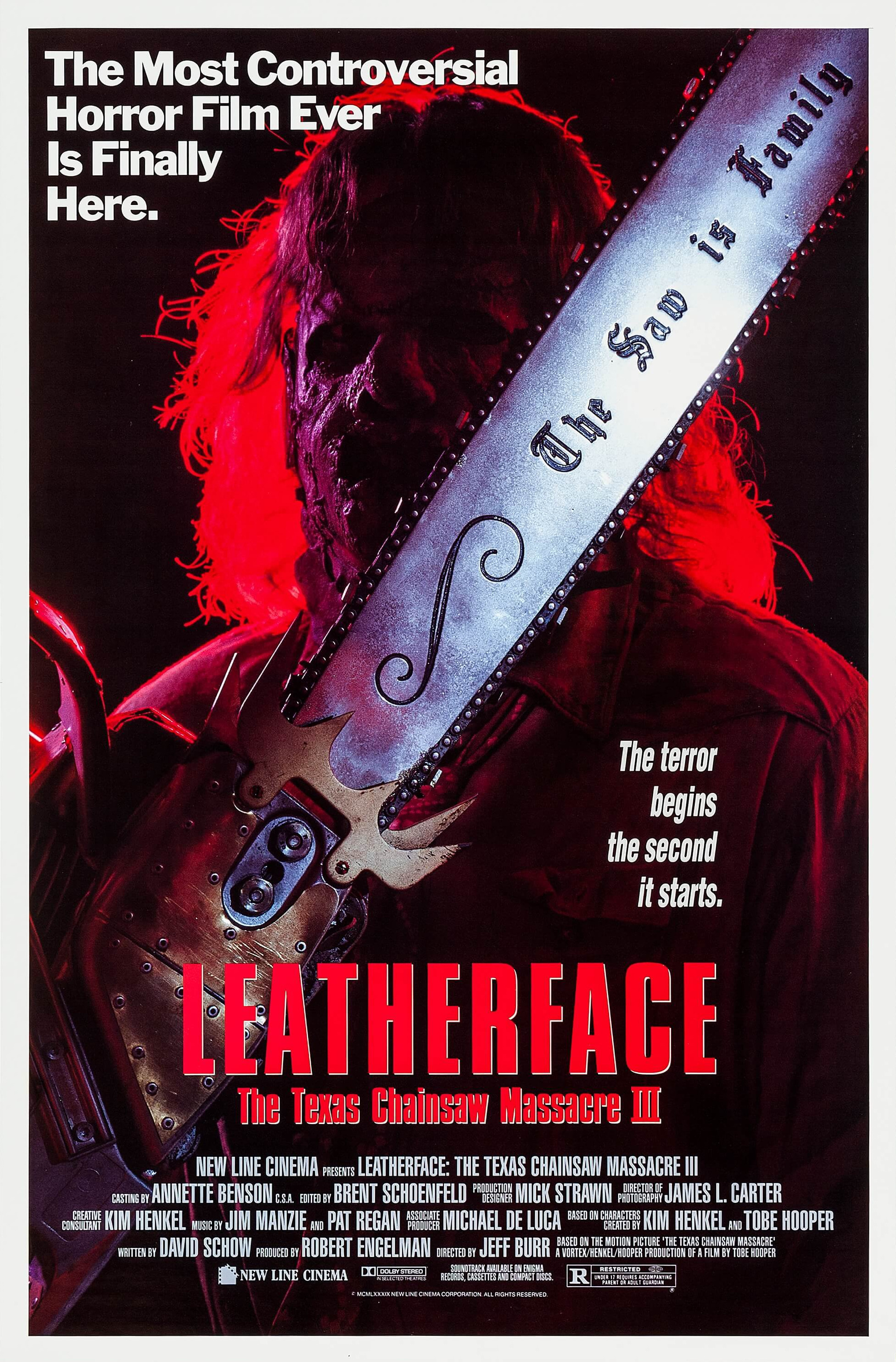 Mega Sized Movie Poster Image for Leatherface: Texas Chainsaw Massacre III 