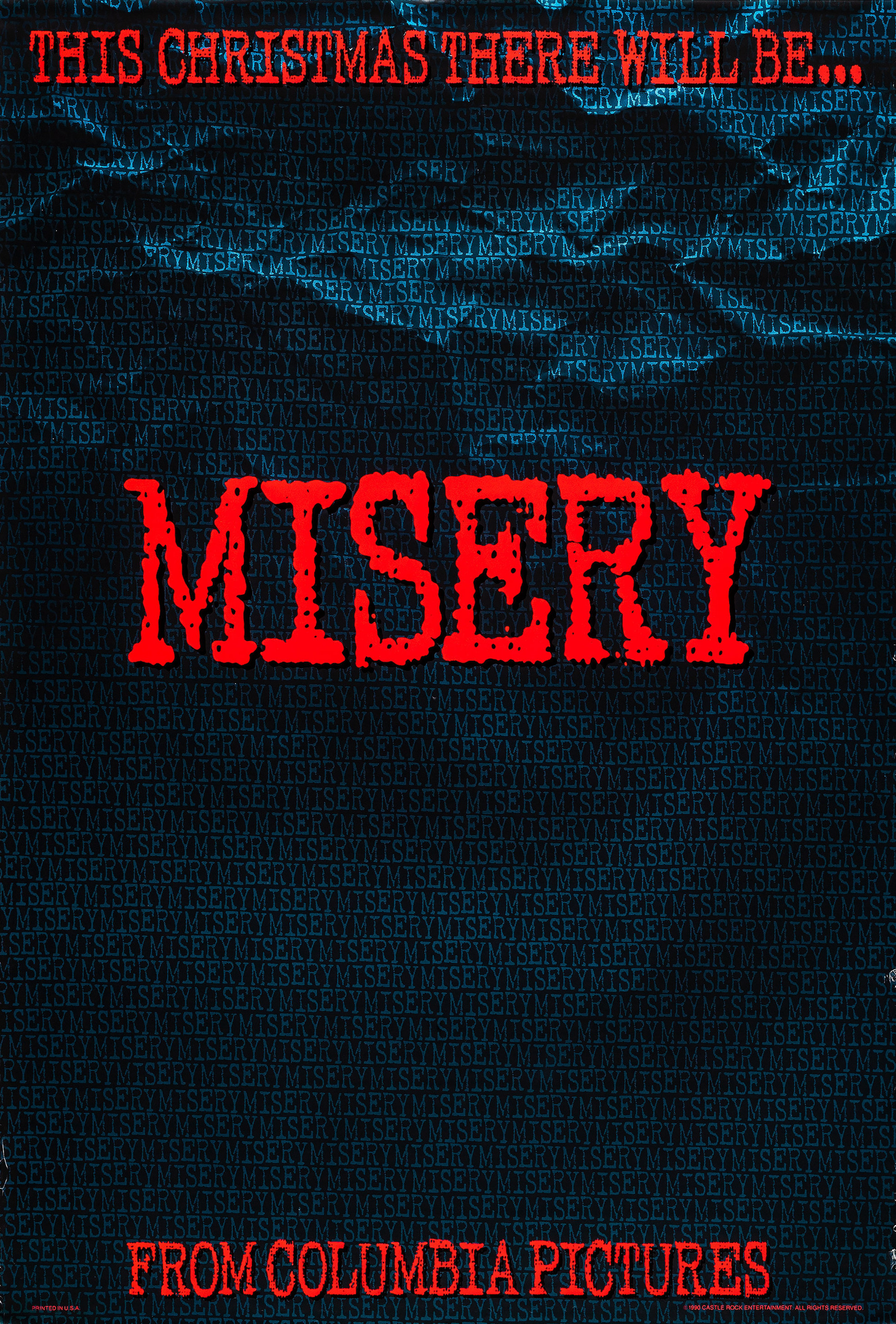 Mega Sized Movie Poster Image for Misery (#1 of 3)