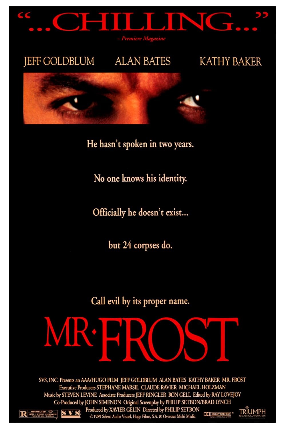 Extra Large Movie Poster Image for Mister Frost 