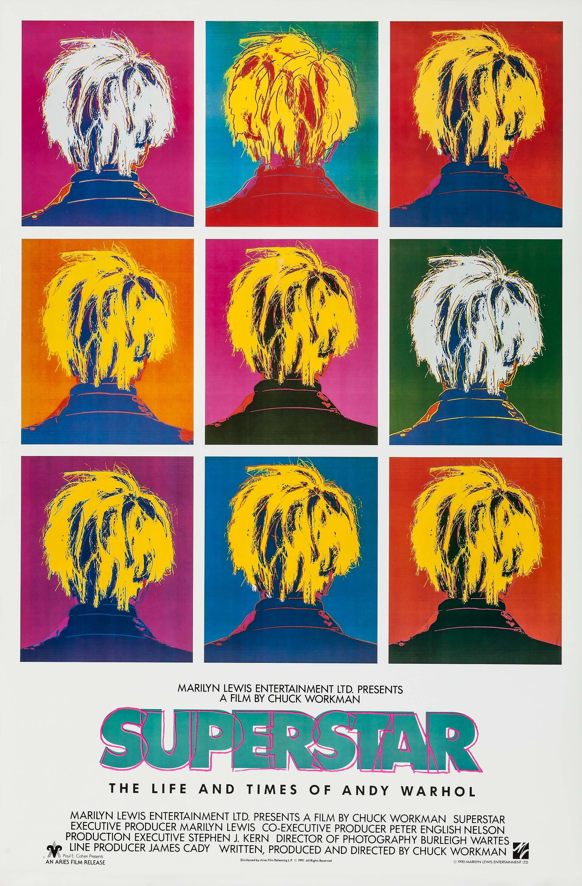 Mega Sized Movie Poster Image for Superstar: The Life and Times of Andy Warhol 