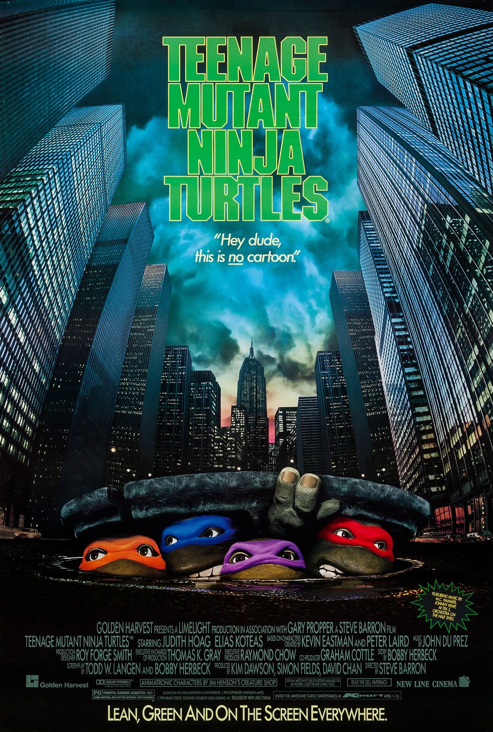 Extra Large Movie Poster Image for Teenage Mutant Ninja Turtles 