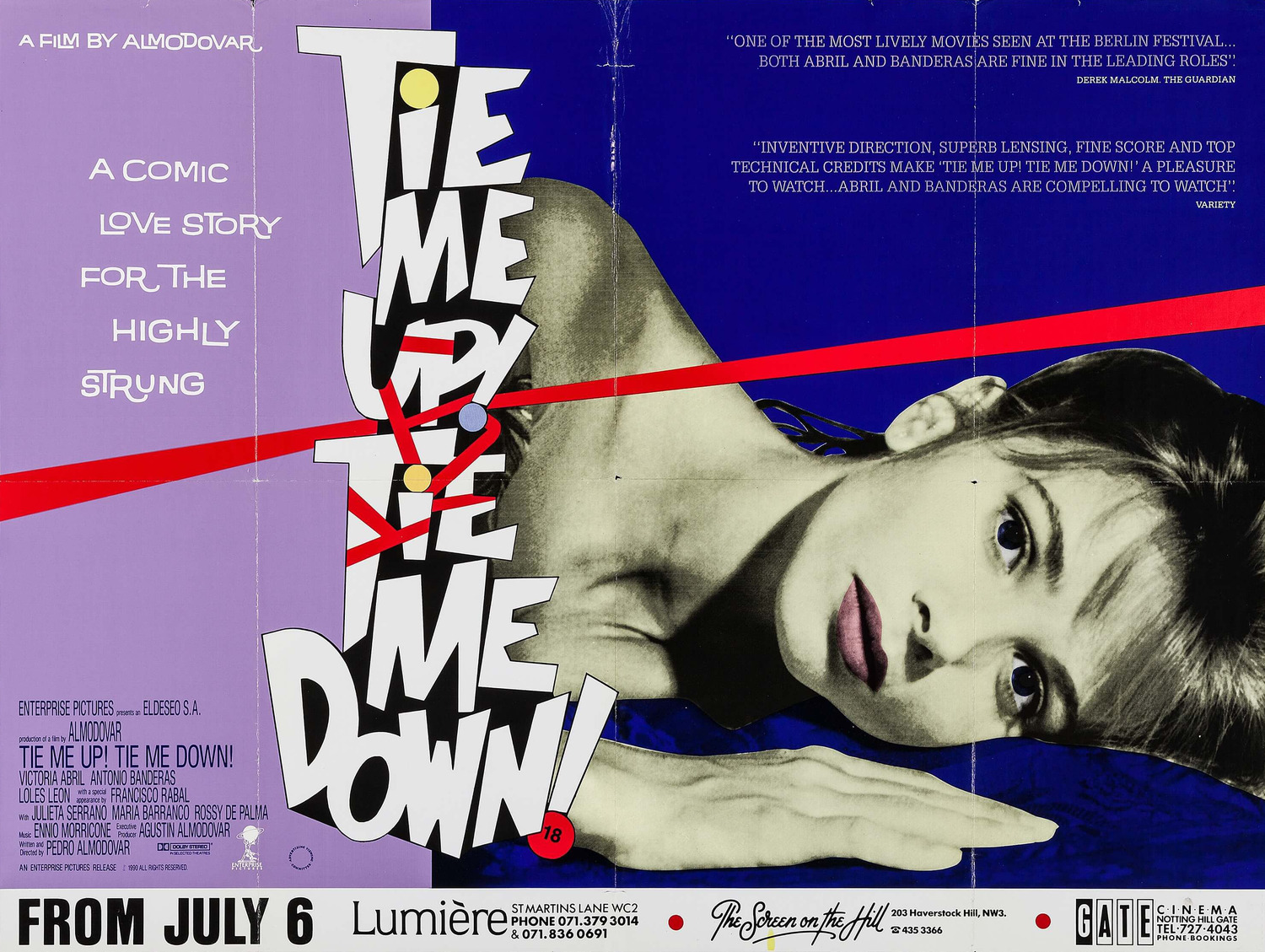 Extra Large Movie Poster Image for Tie Me Up! Tie Me Down! (#3 of 4)