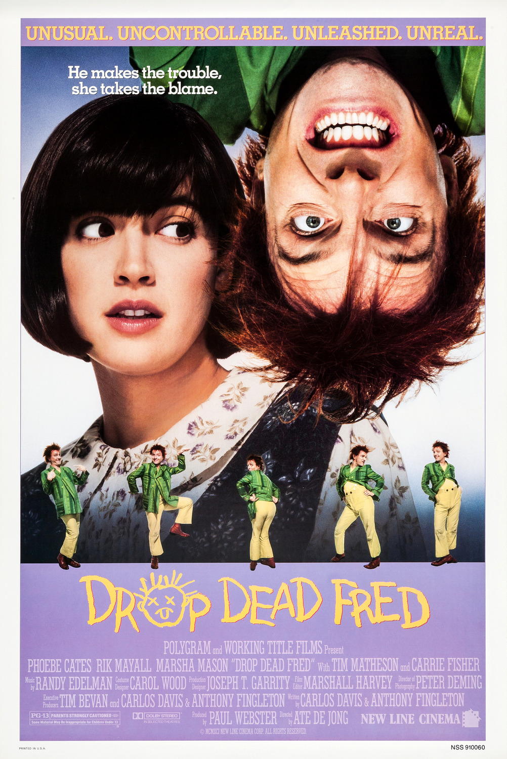 Extra Large Movie Poster Image for Drop Dead Fred (#1 of 2)