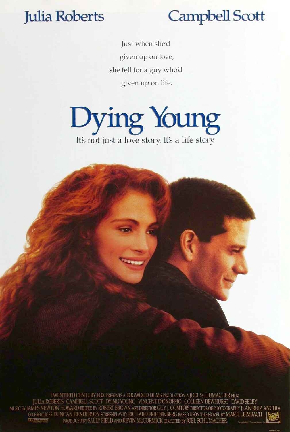 Extra Large Movie Poster Image for Dying Young 