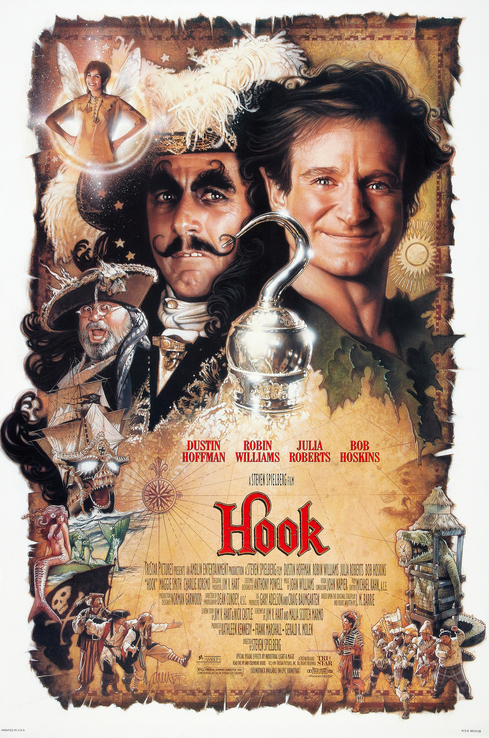 Extra Large Movie Poster Image for Hook (#2 of 2)