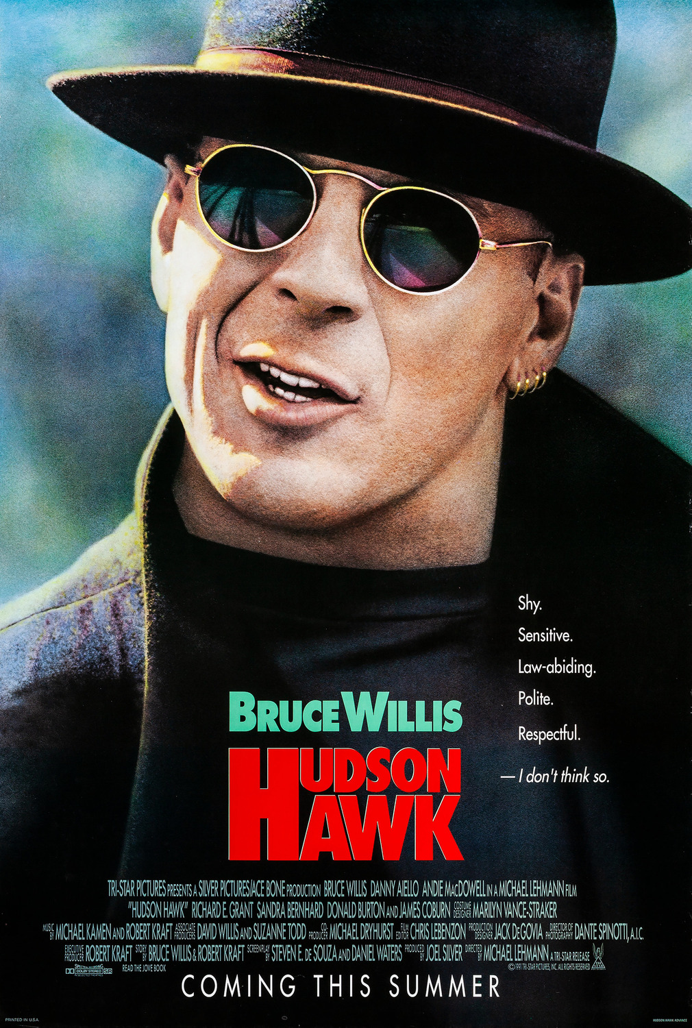 Extra Large Movie Poster Image for Hudson Hawk (#1 of 3)