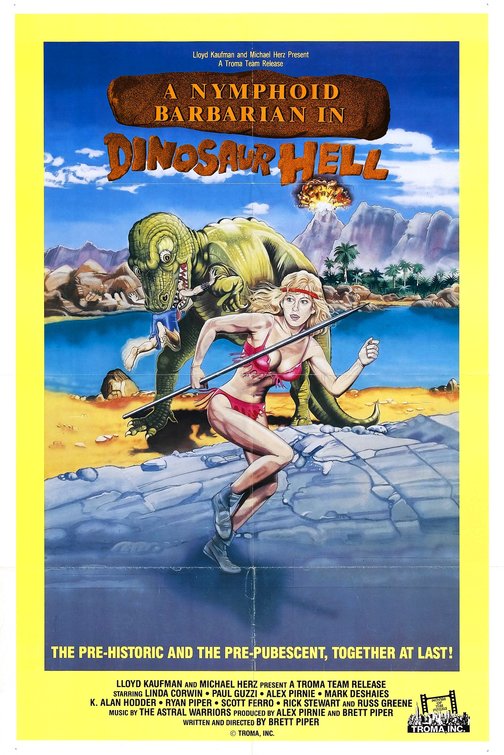 A Nymphoid Barbarian in Dinosaur Hell Movie Poster