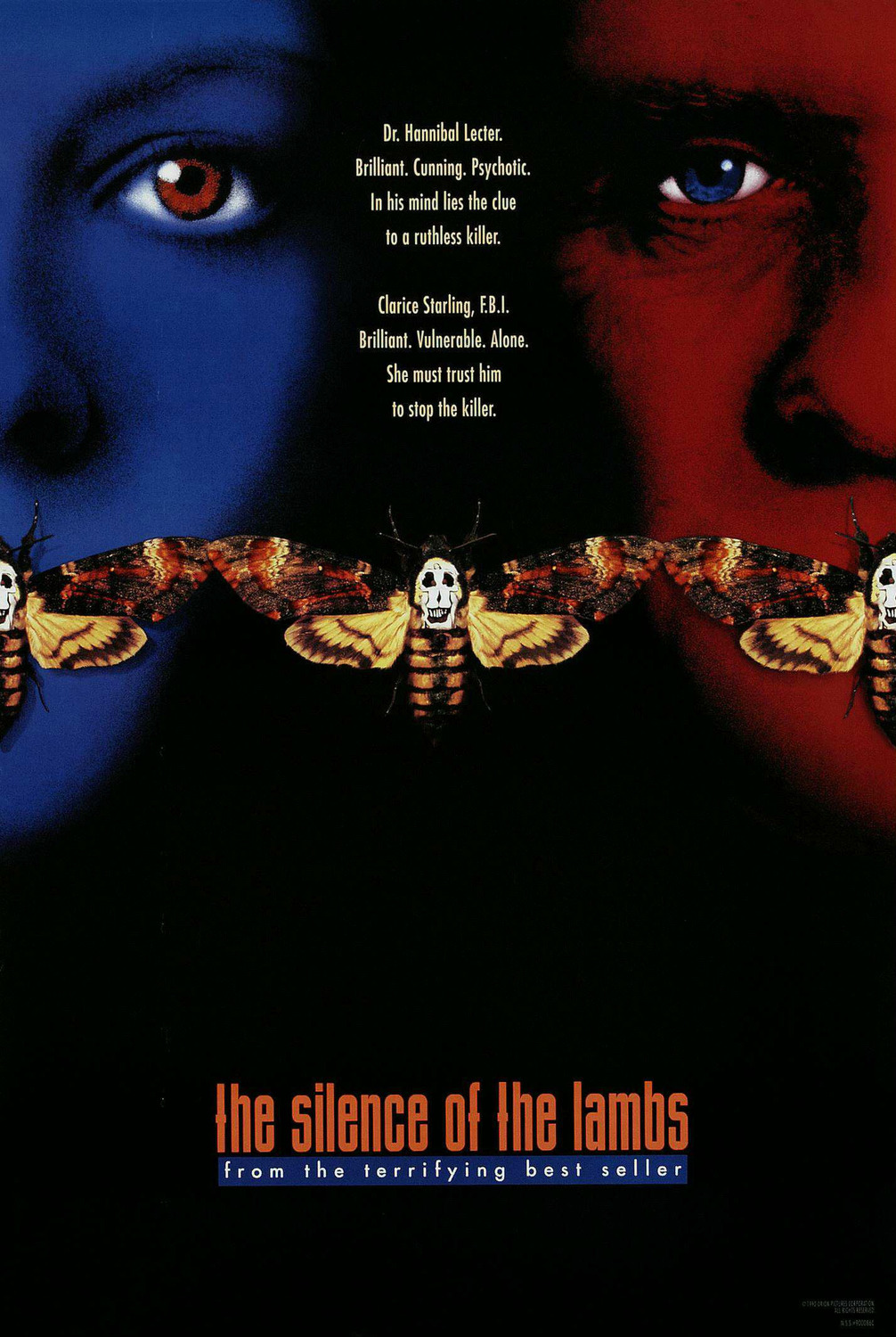 Extra Large Movie Poster Image for The Silence of the Lambs (#3 of 3)