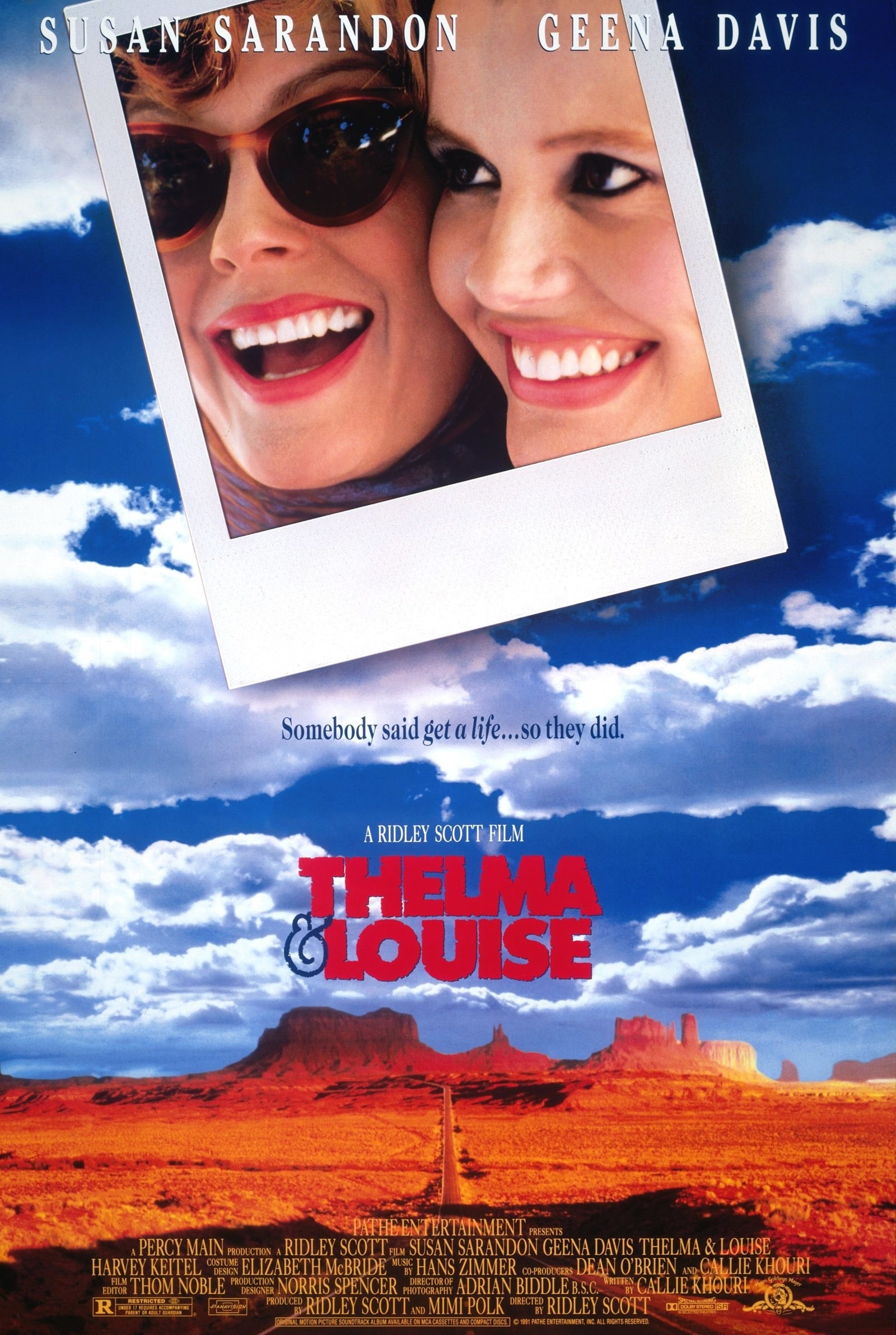 Mega Sized Movie Poster Image for Thelma & Louise (#1 of 2)