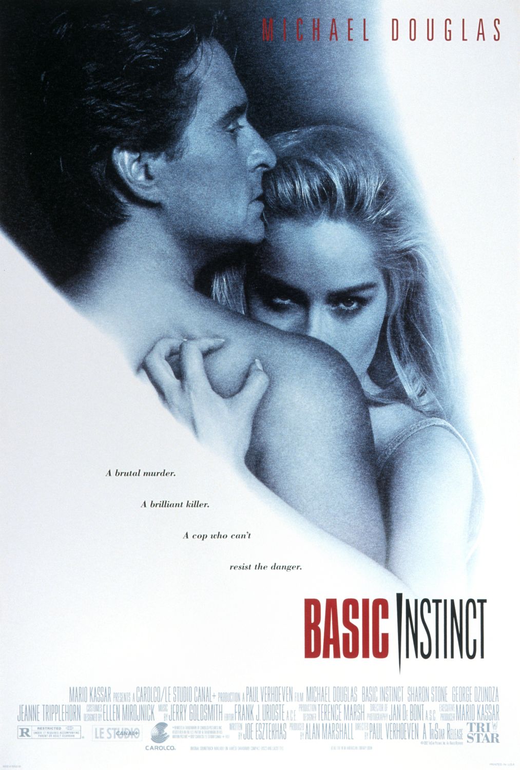 Extra Large Movie Poster Image for Basic Instinct (#1 of 5)