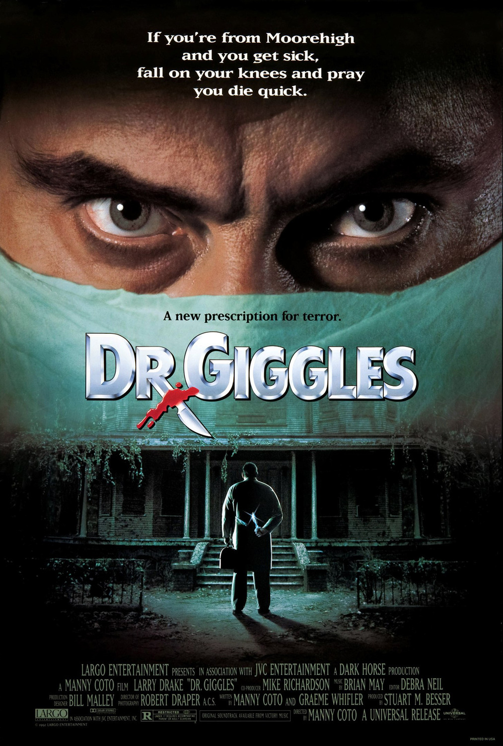Extra Large Movie Poster Image for Dr. Giggles 