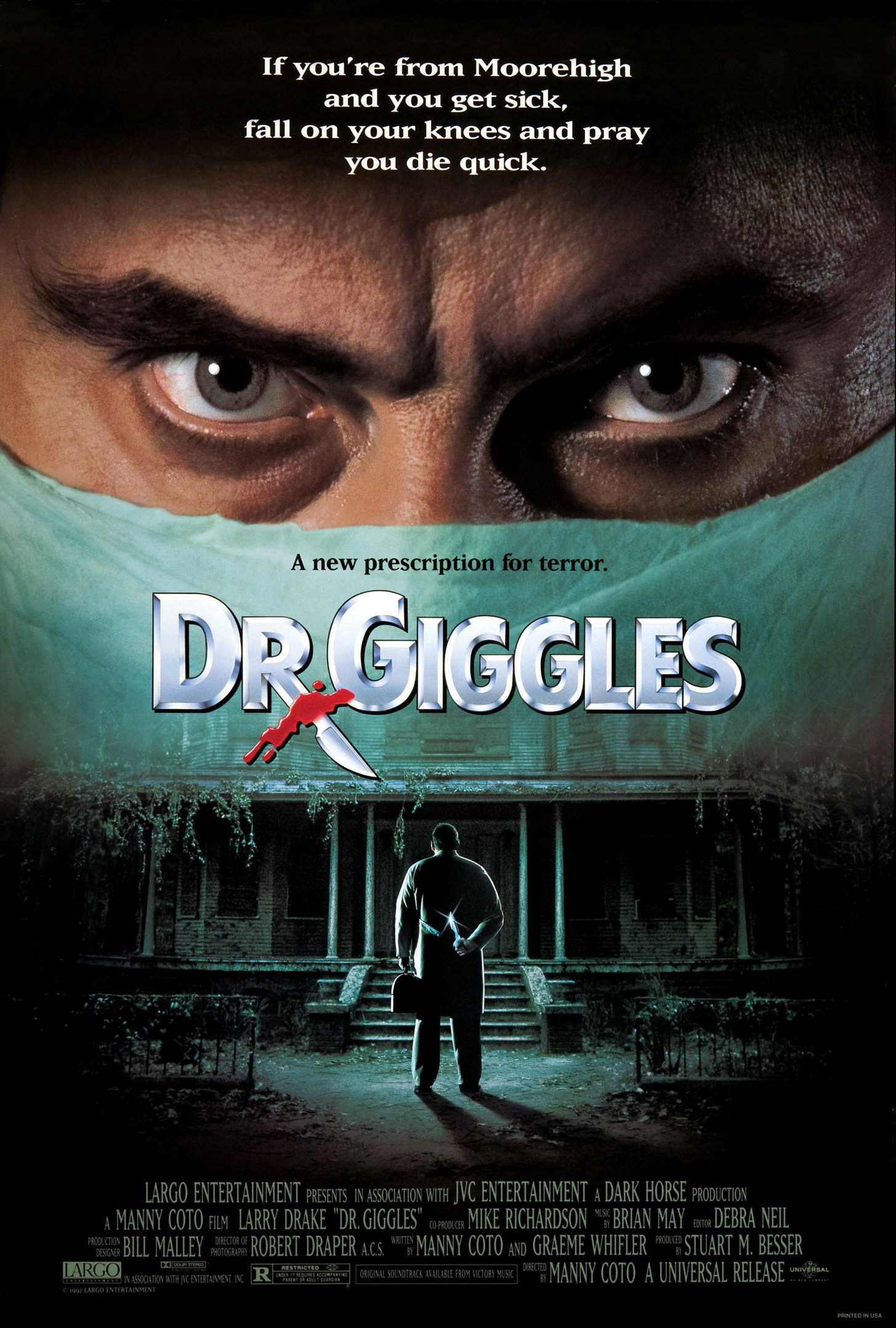 Mega Sized Movie Poster Image for Dr. Giggles 
