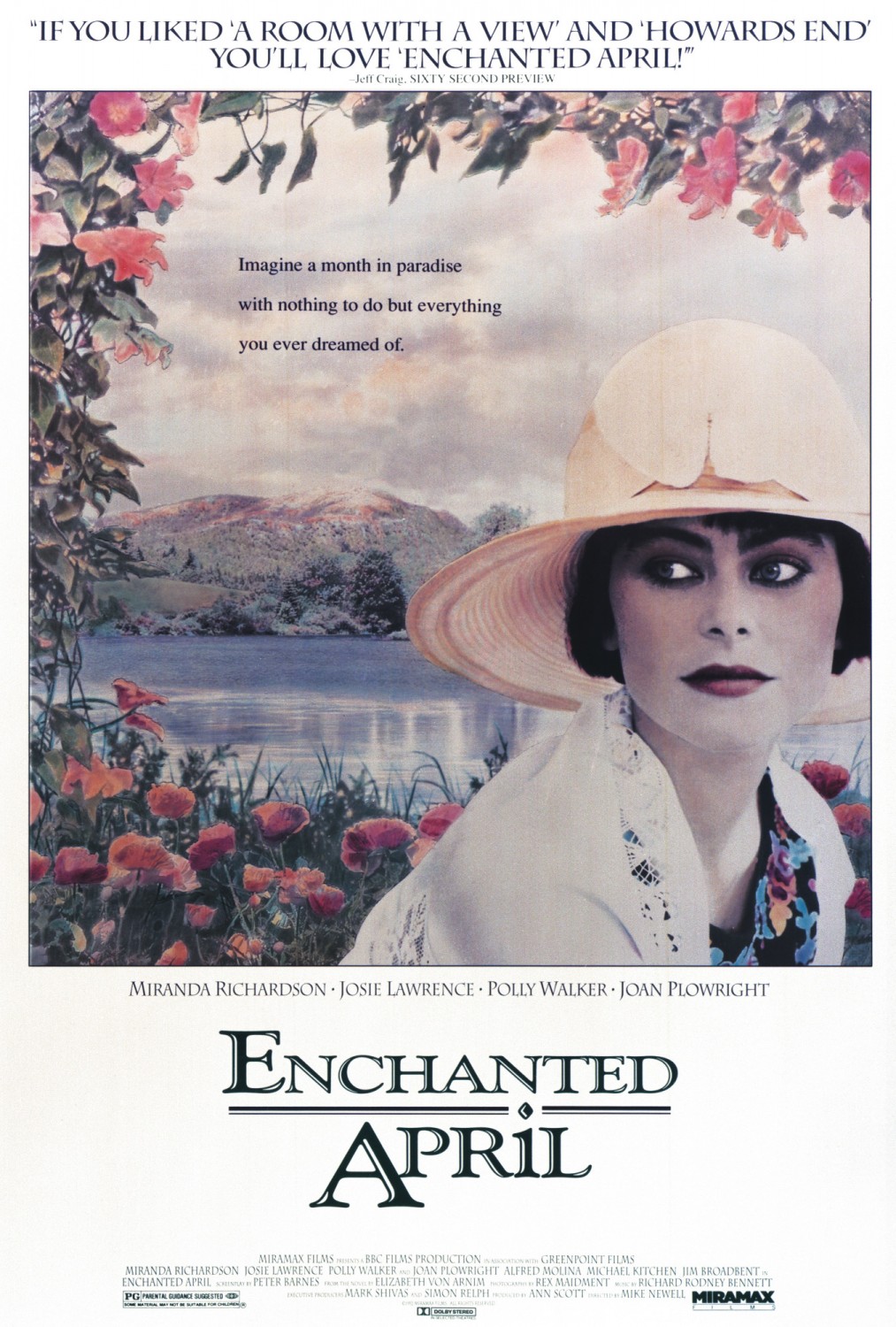 Extra Large Movie Poster Image for Enchanted April 