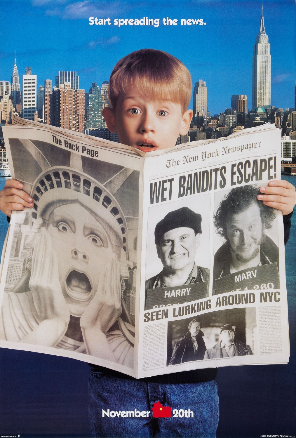 Extra Large Movie Poster Image for Home Alone 2: Lost in New York (#1 of 4)