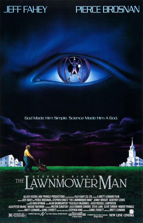 The Lawnmower Man Movie Poster