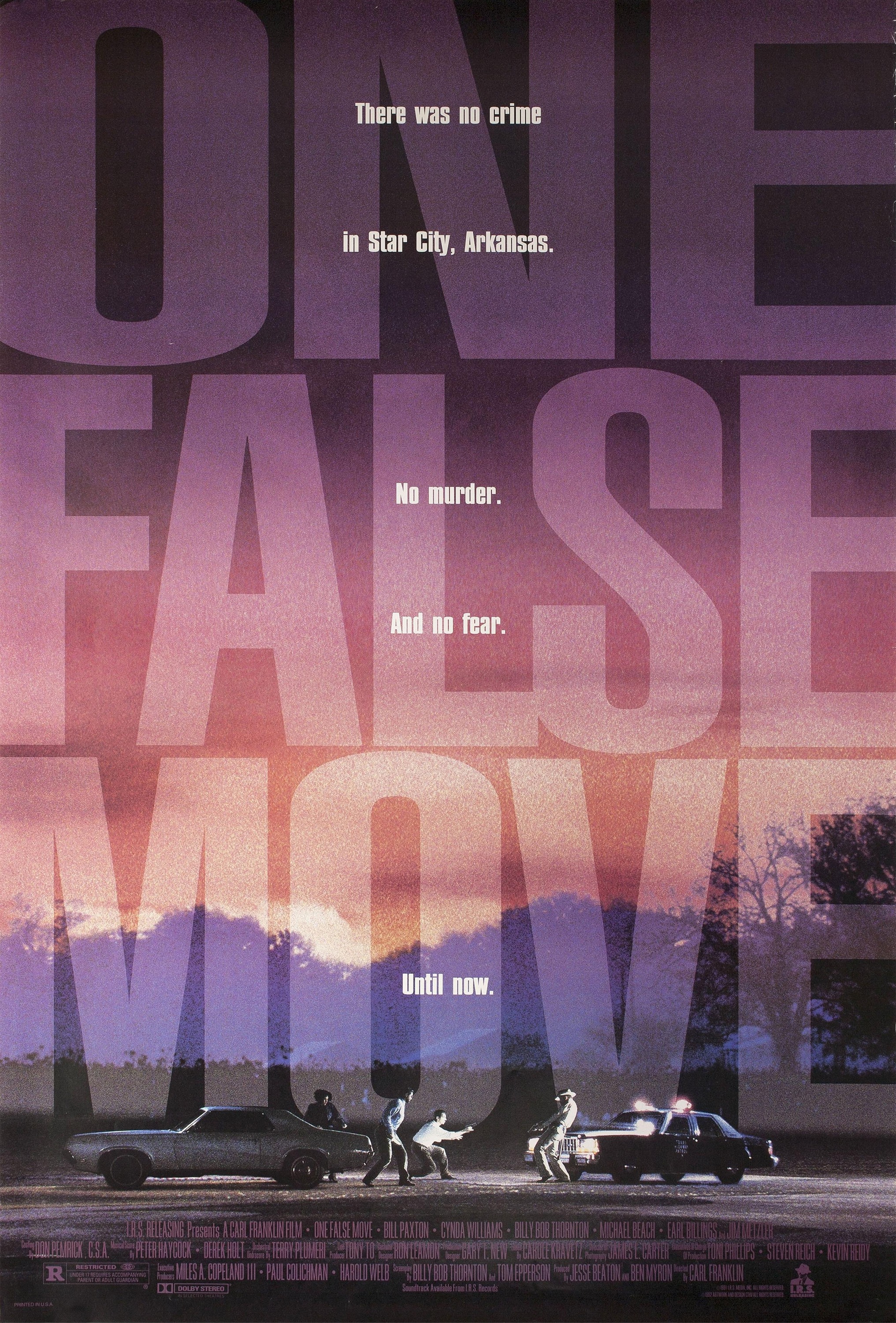 Mega Sized Movie Poster Image for One False Move 