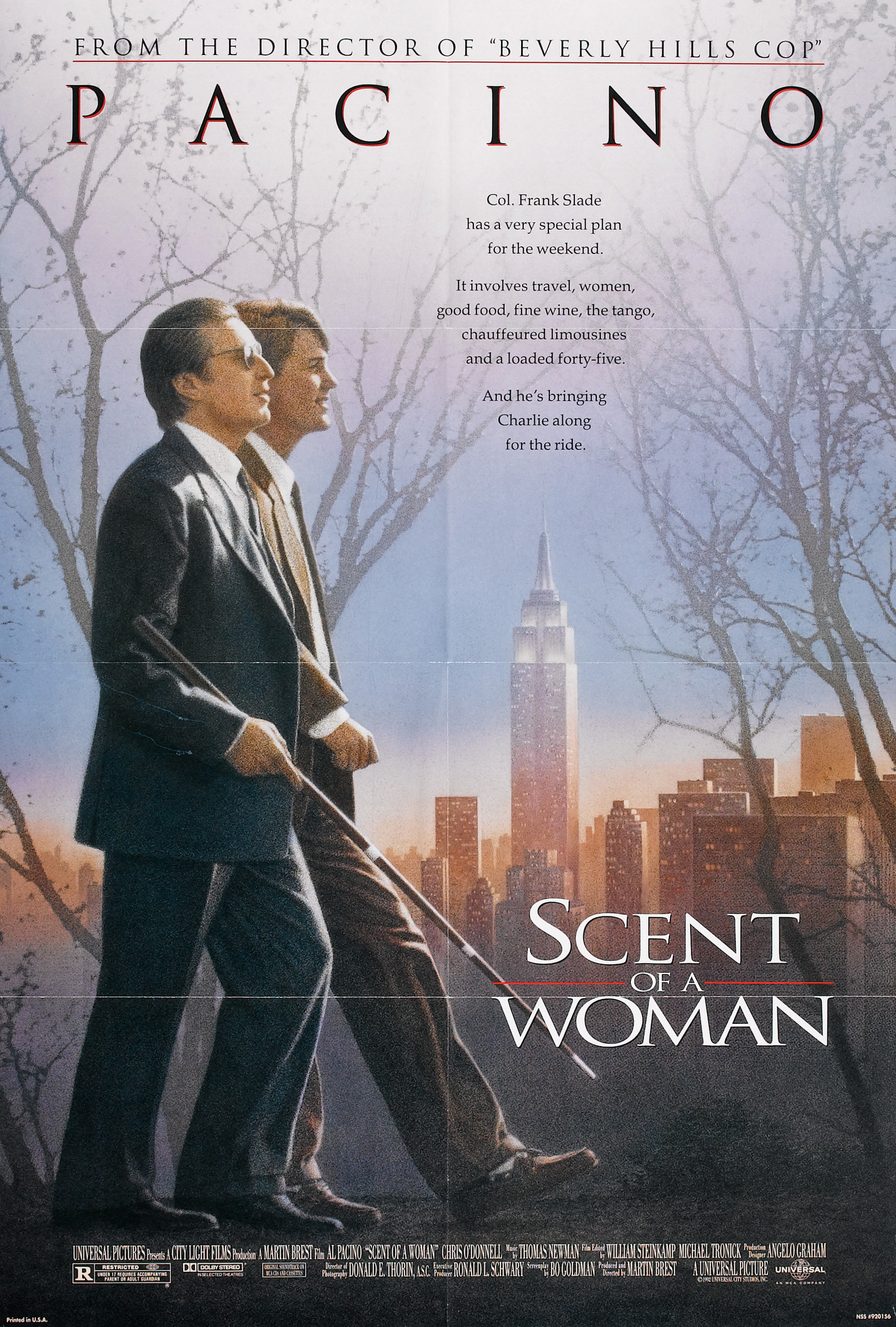 Mega Sized Movie Poster Image for Scent of a Woman (#1 of 2)