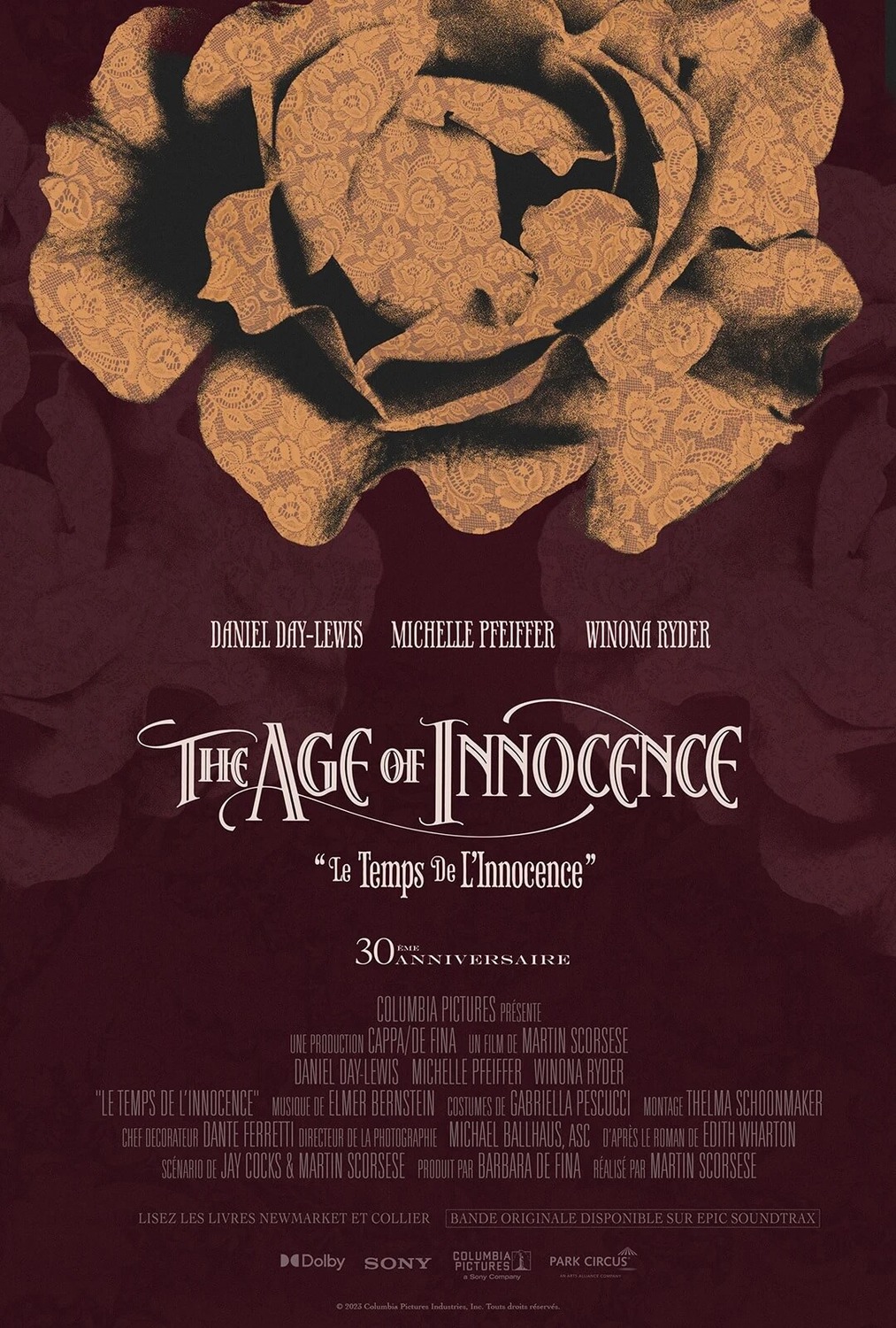 Extra Large Movie Poster Image for The Age of Innocence (#2 of 2)