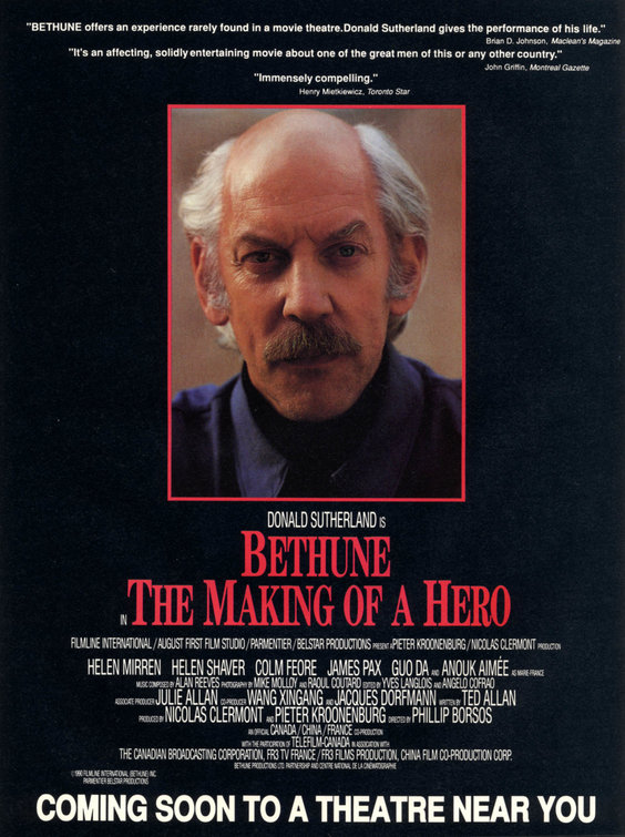 Bethune: The Making of a Hero Movie Poster