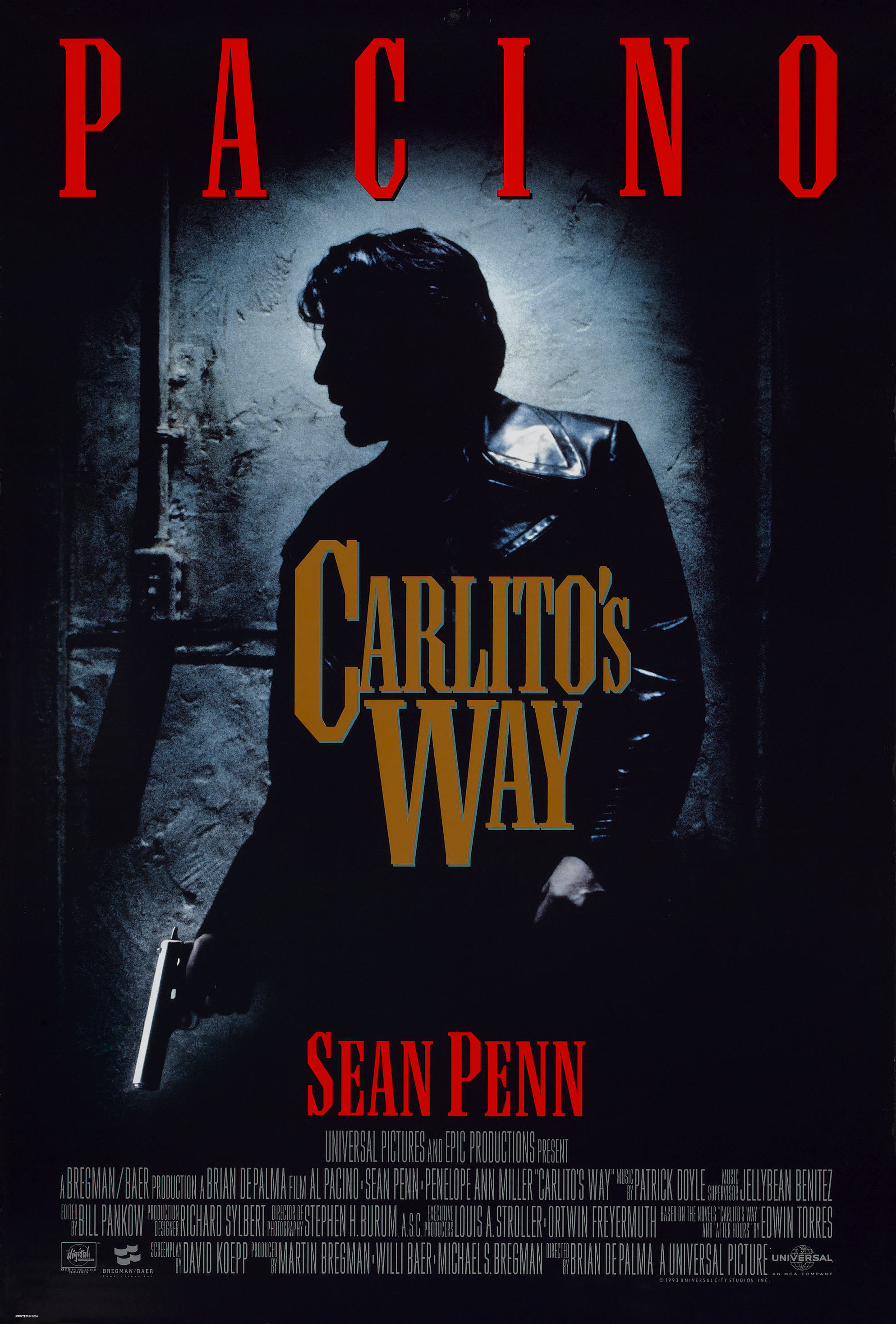 Mega Sized Movie Poster Image for Carlito's Way 