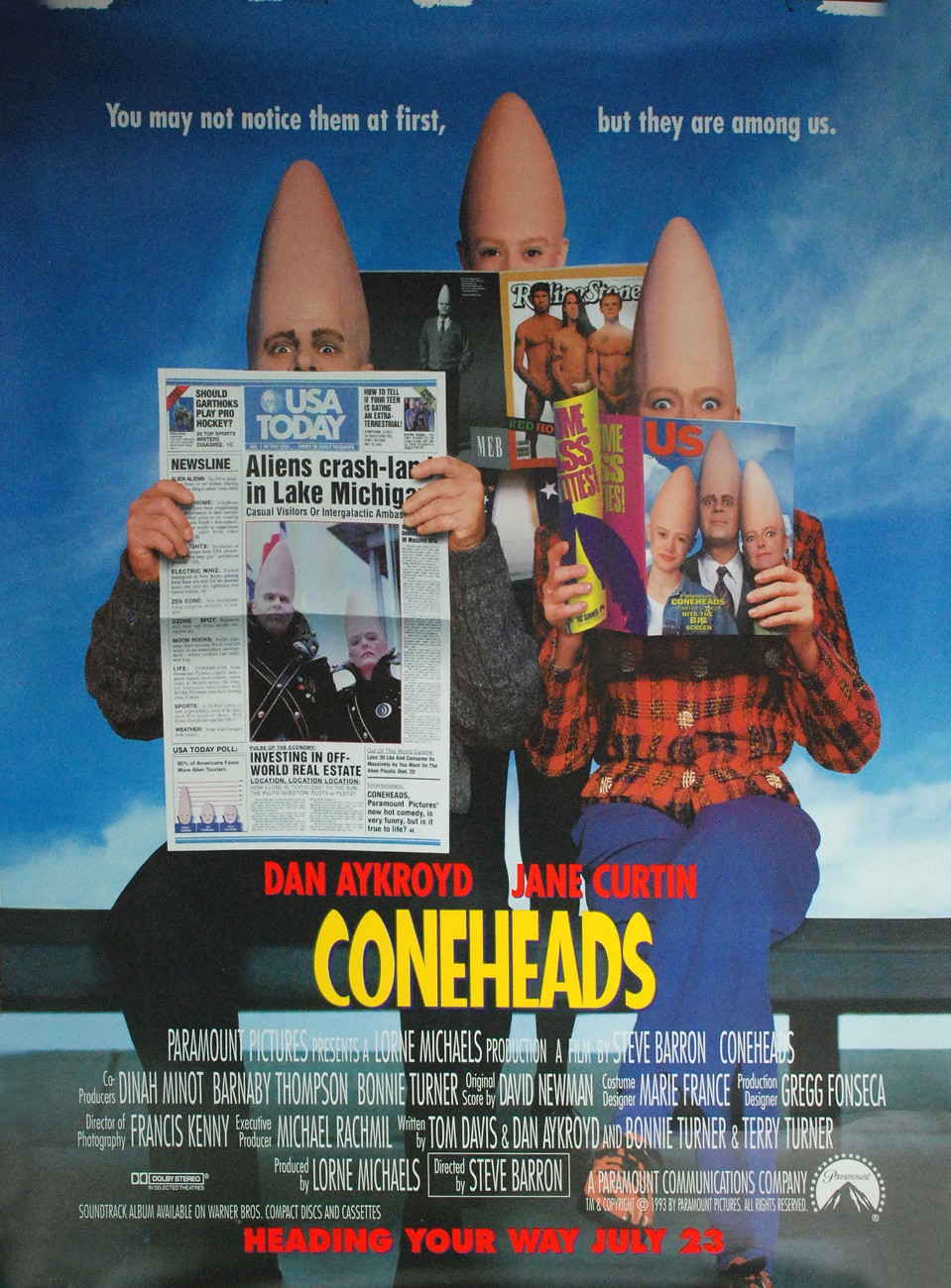Extra Large Movie Poster Image for Coneheads (#5 of 7)