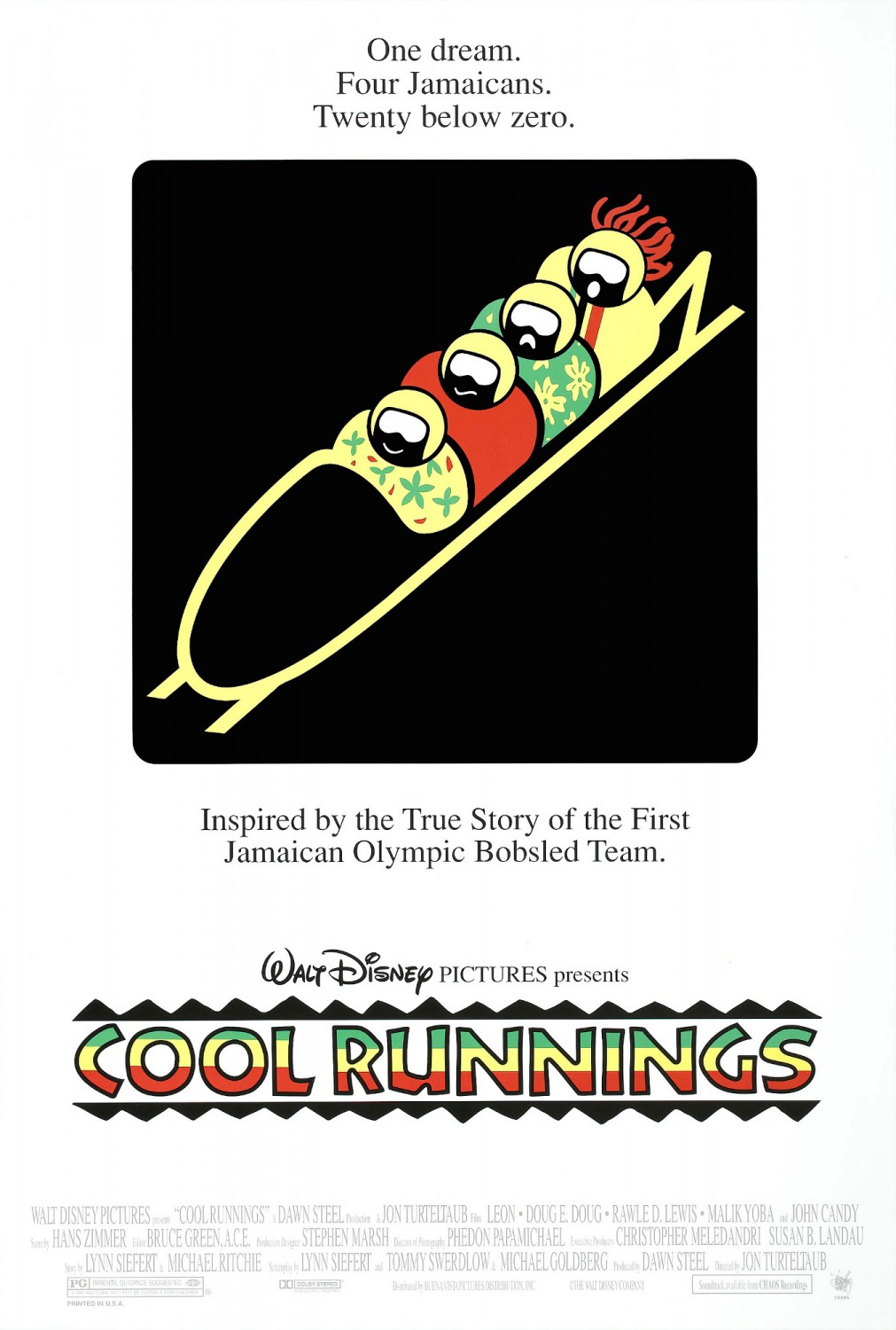 Extra Large Movie Poster Image for Cool Runnings (#1 of 3)
