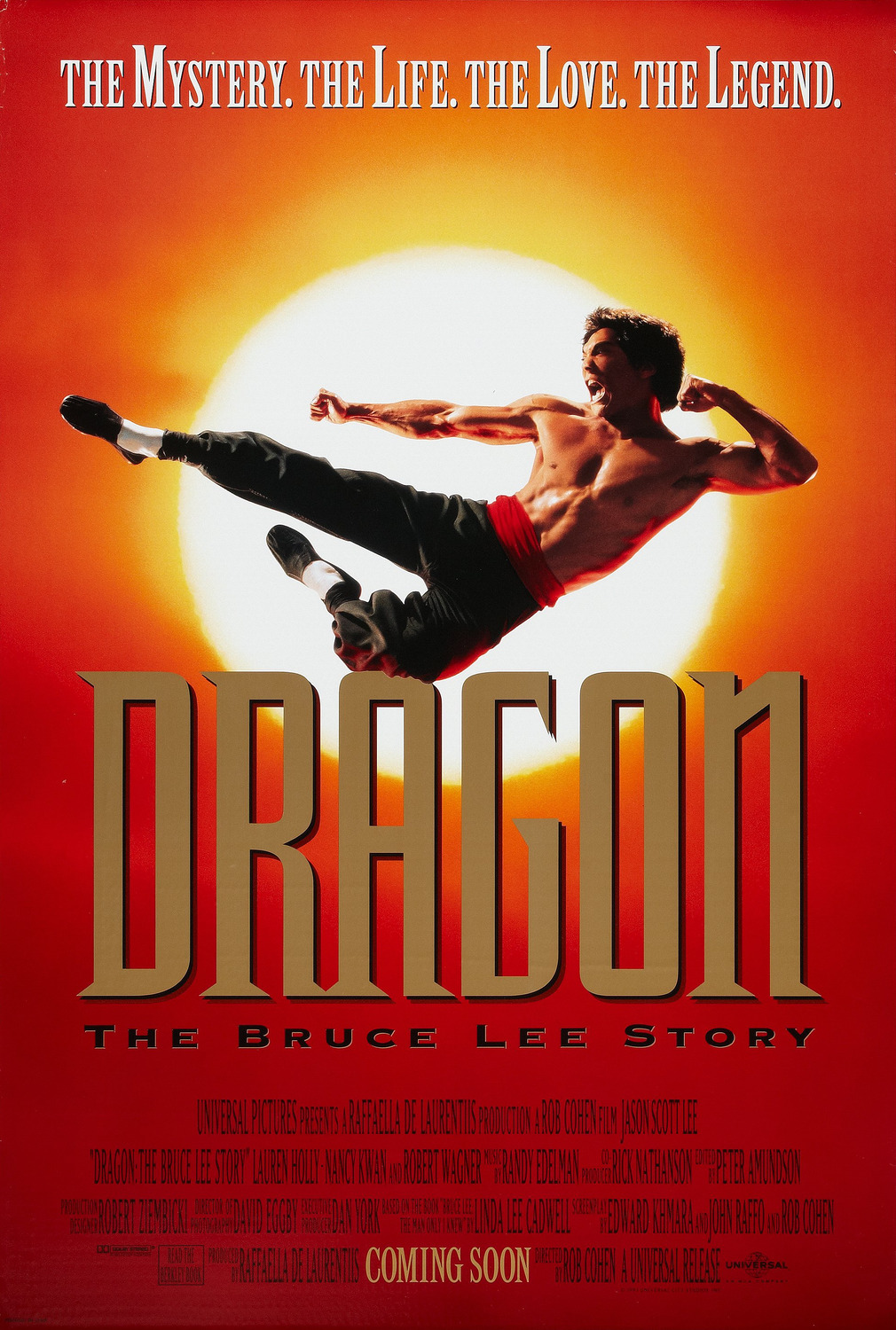 Extra Large Movie Poster Image for Dragon: The Bruce Lee Story 