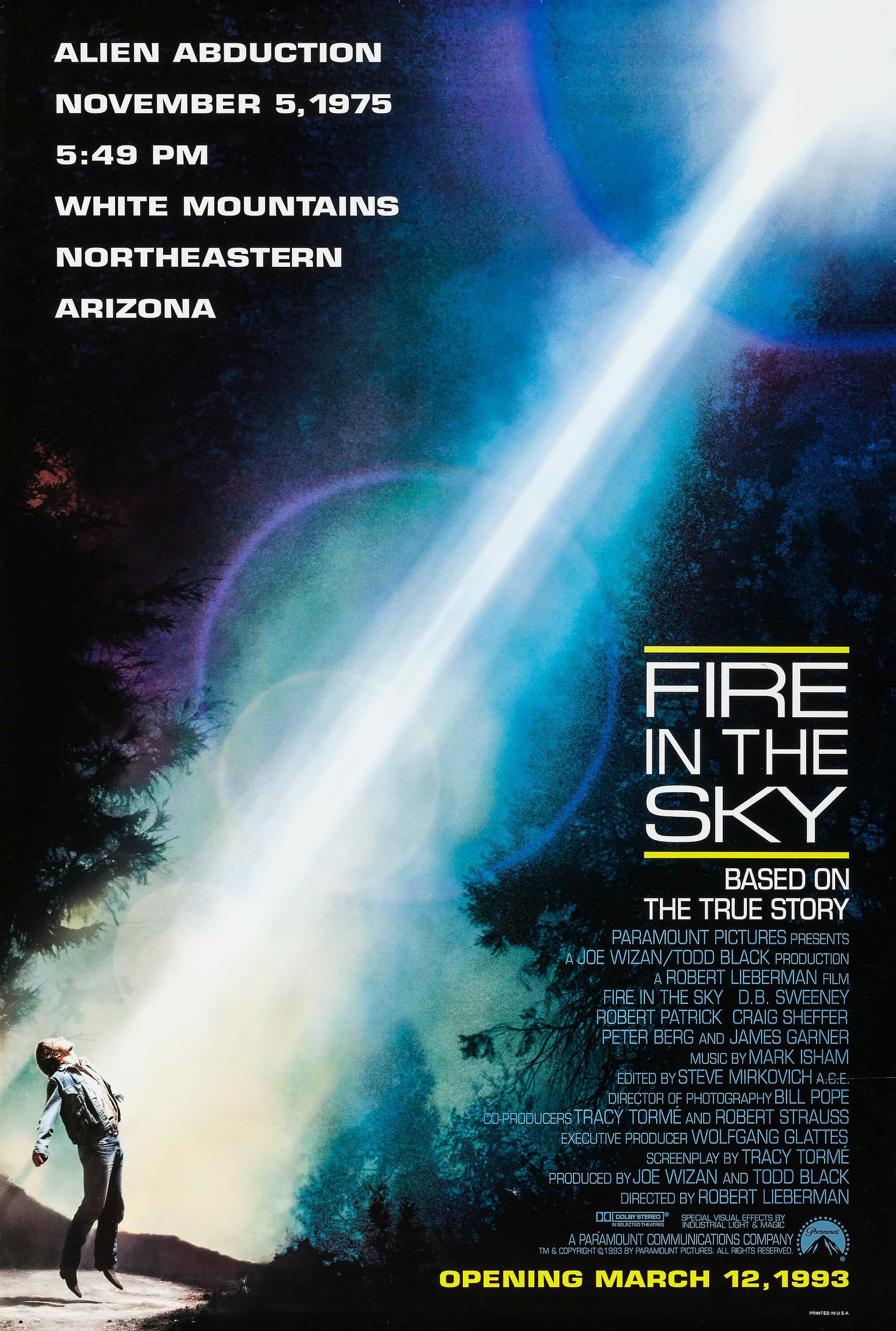 Mega Sized Movie Poster Image for Fire in the Sky 
