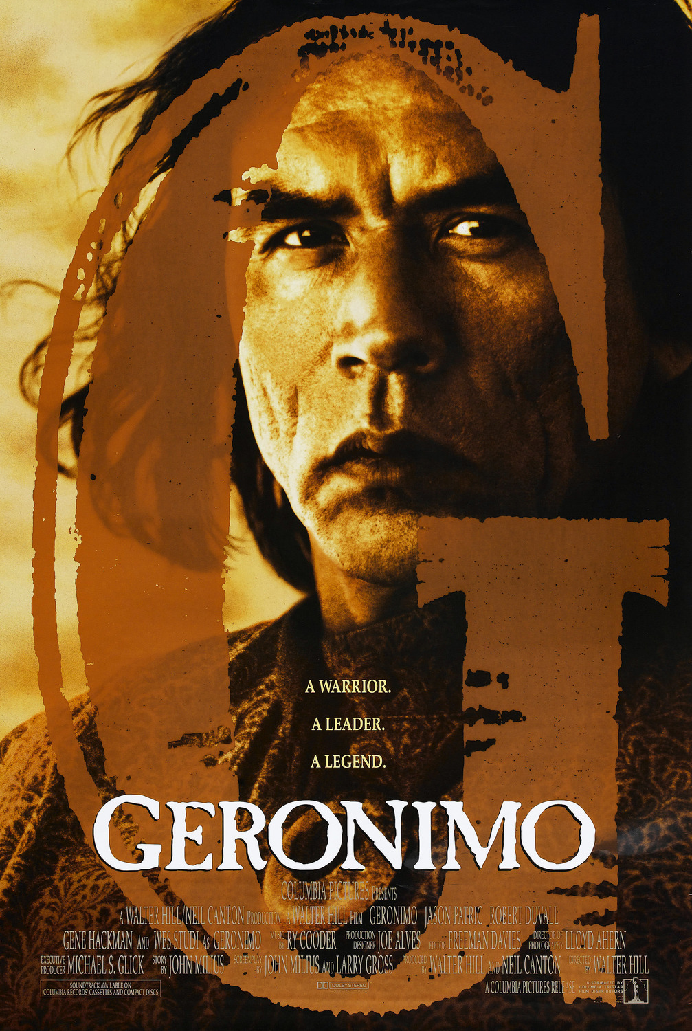 Extra Large Movie Poster Image for Geronimo: An American legend (#1 of 4)