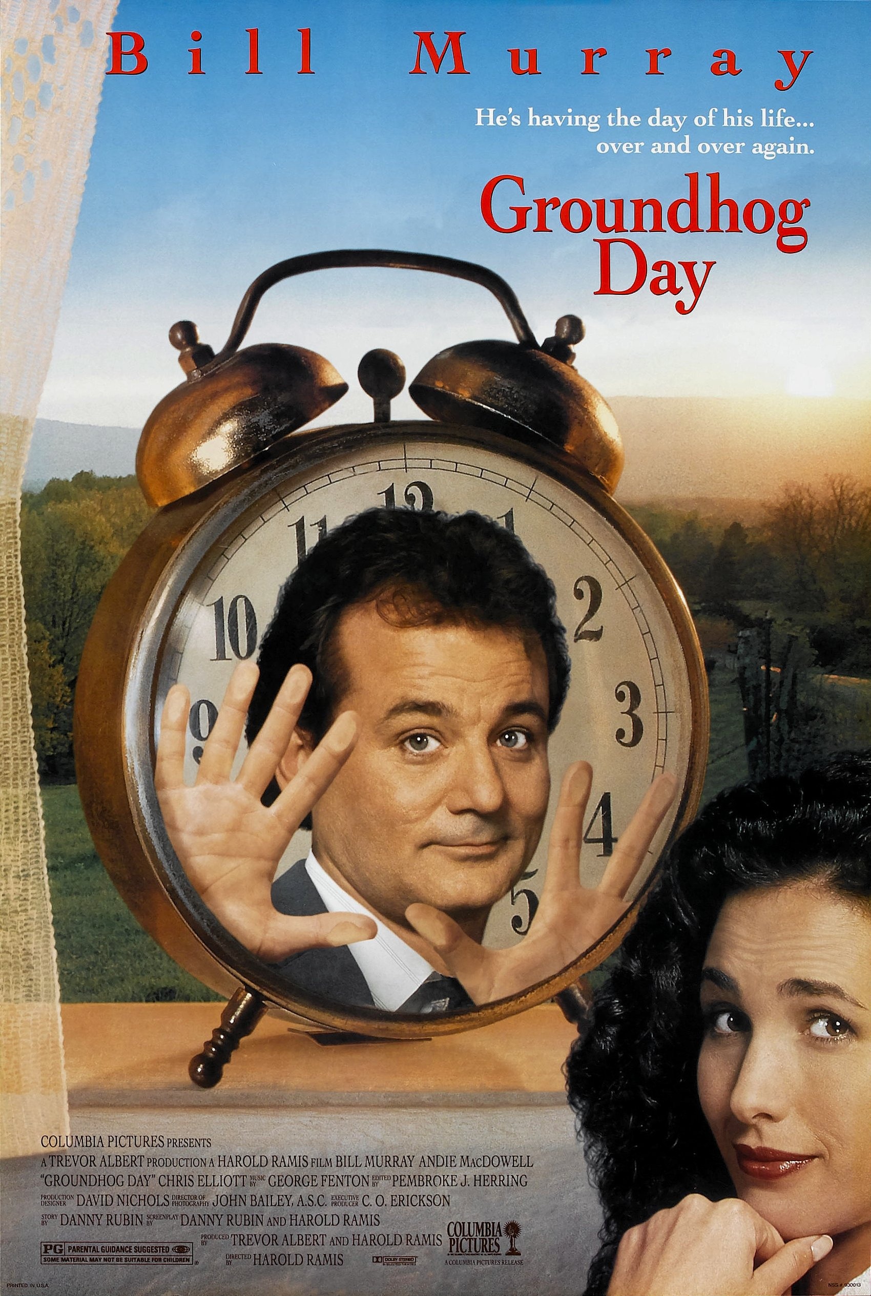 Mega Sized Movie Poster Image for Groundhog Day (#1 of 3)