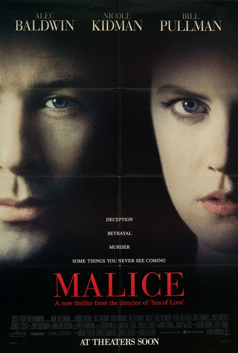 Extra Large Movie Poster Image for Malice 