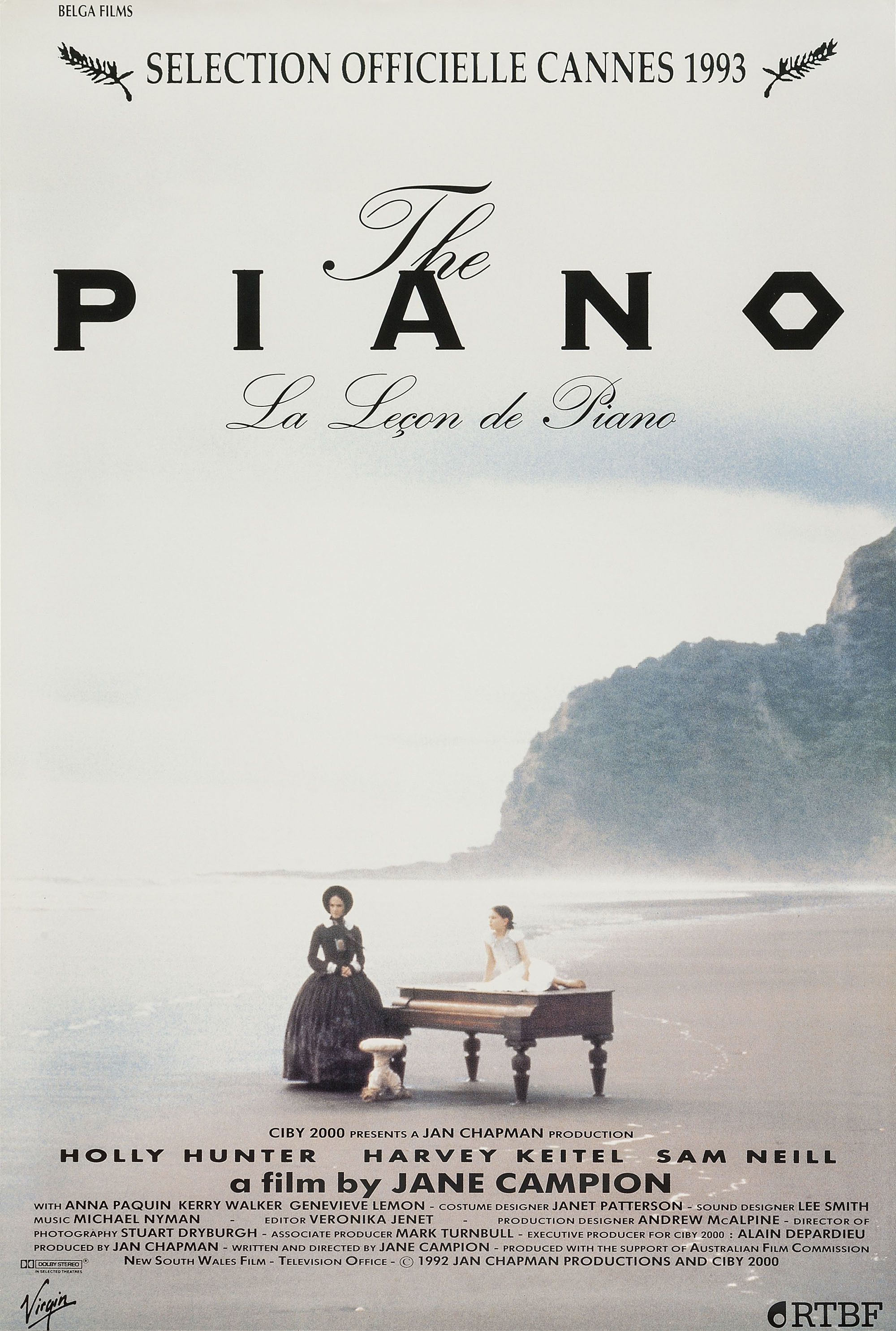 Mega Sized Movie Poster Image for The Piano (#1 of 6)