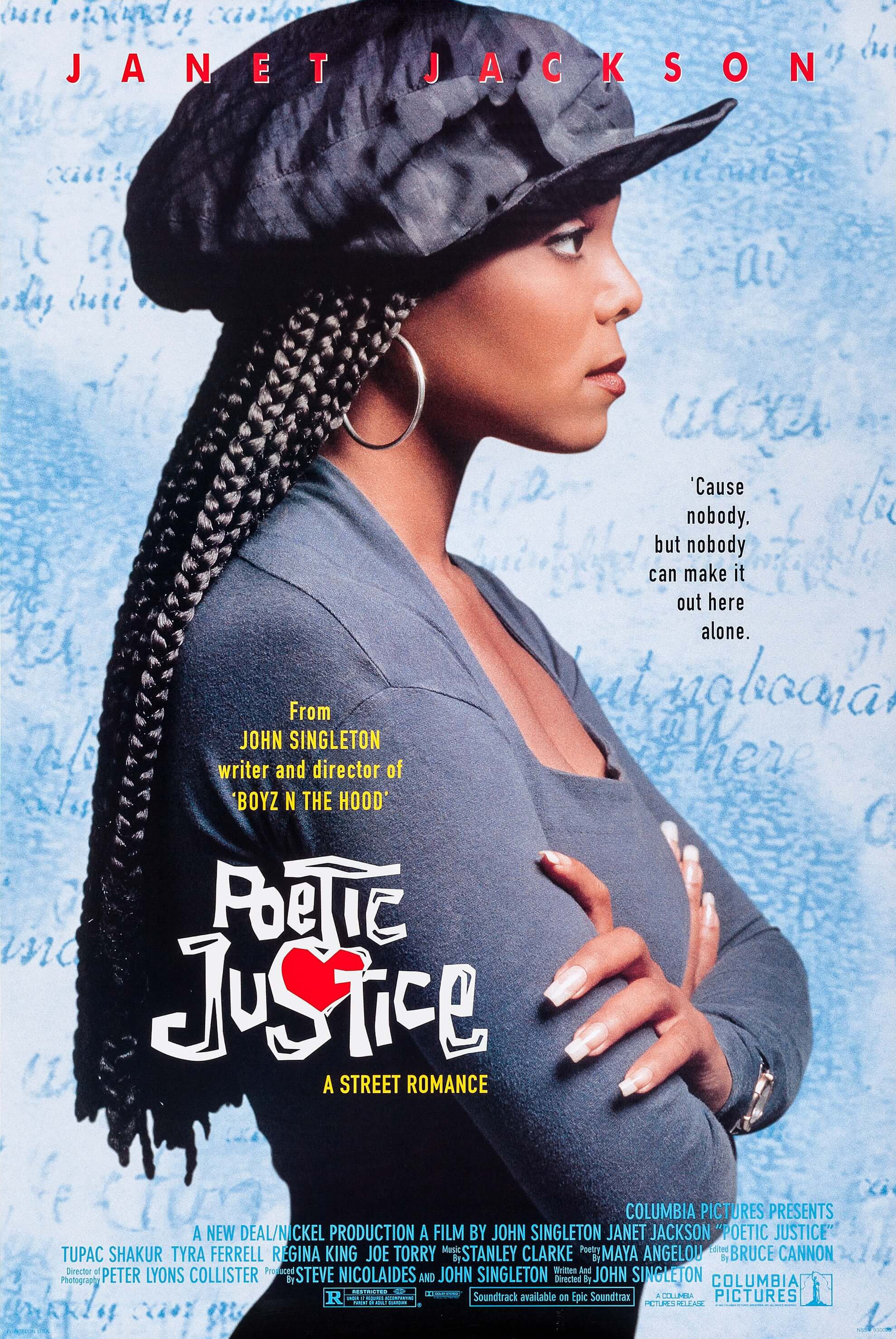 Mega Sized Movie Poster Image for Poetic Justice 