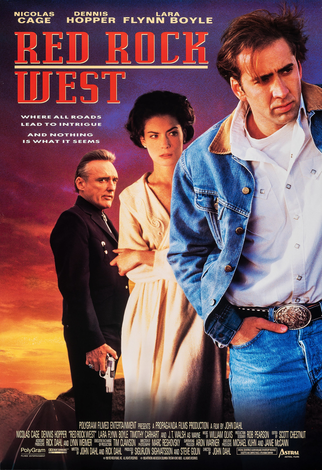 Extra Large Movie Poster Image for Red Rock West (#2 of 2)