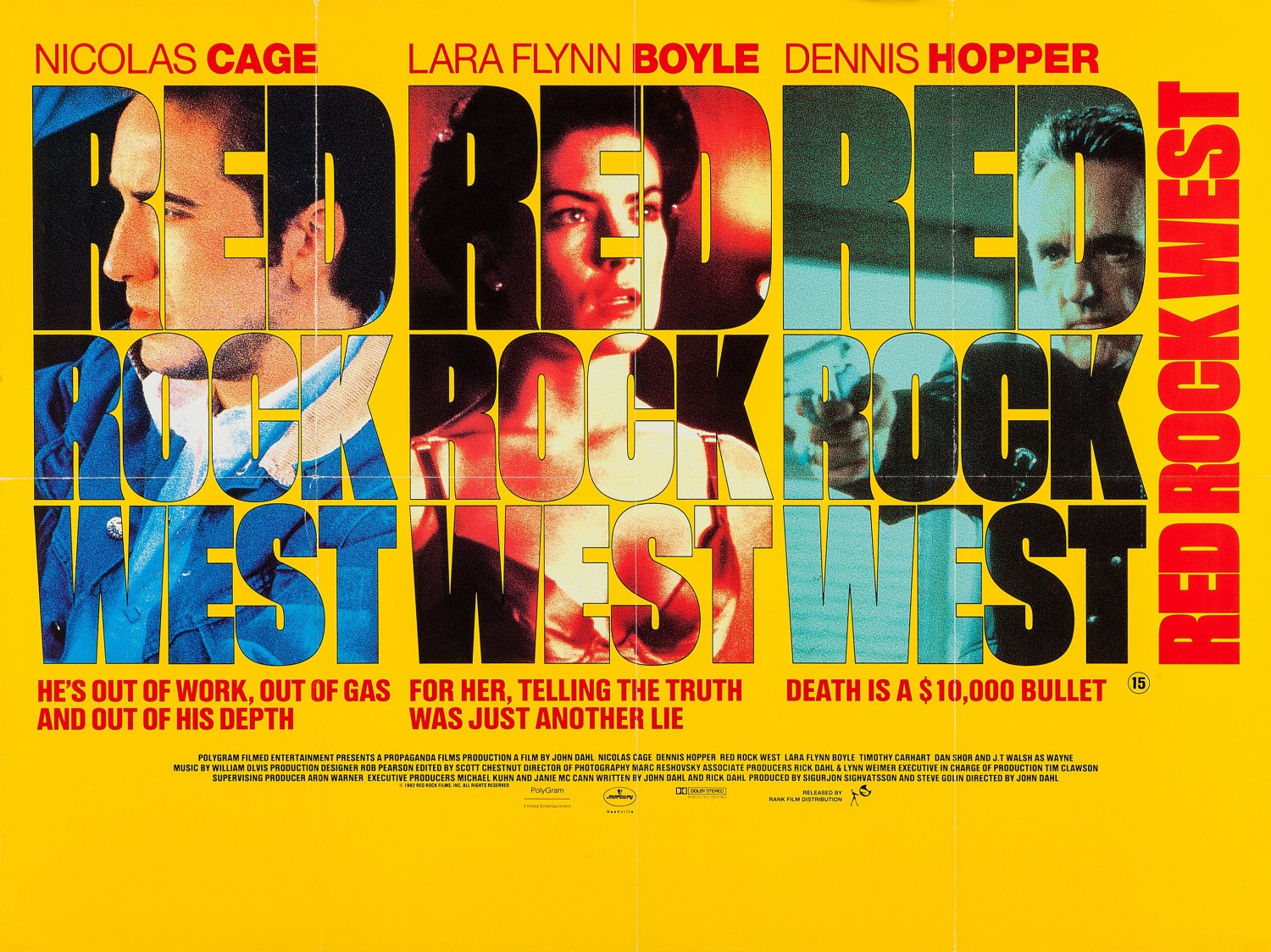 Extra Large Movie Poster Image for Red Rock West (#1 of 2)