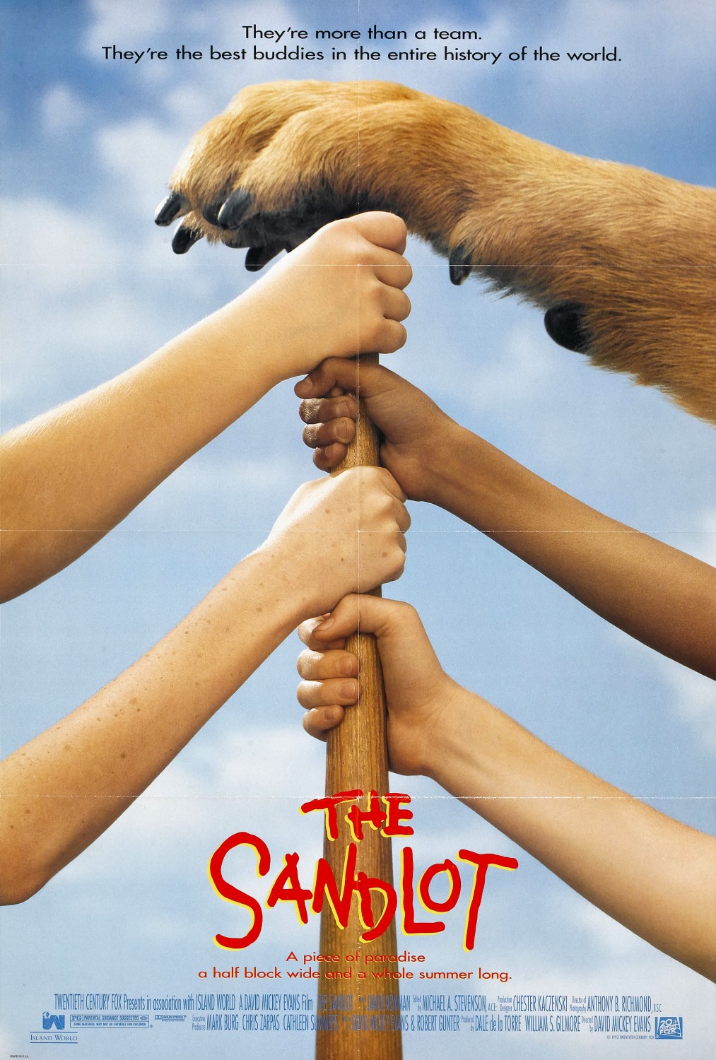 Extra Large Movie Poster Image for The Sandlot 