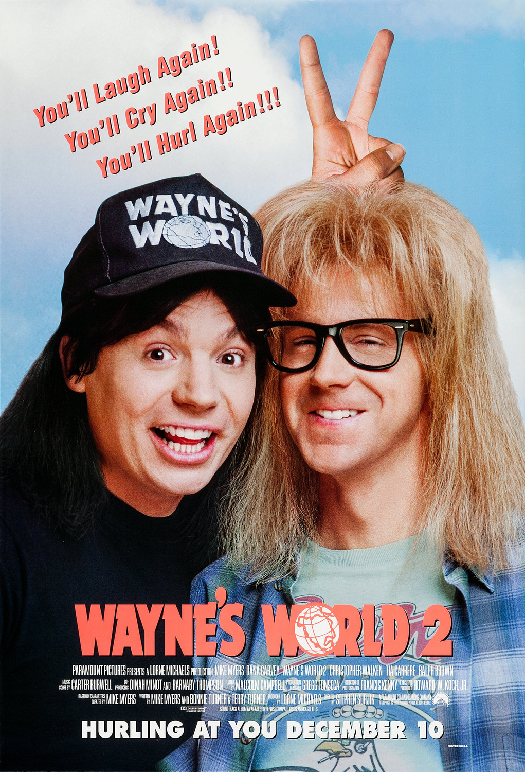 Extra Large Movie Poster Image for Wayne's World 2 (#1 of 2)