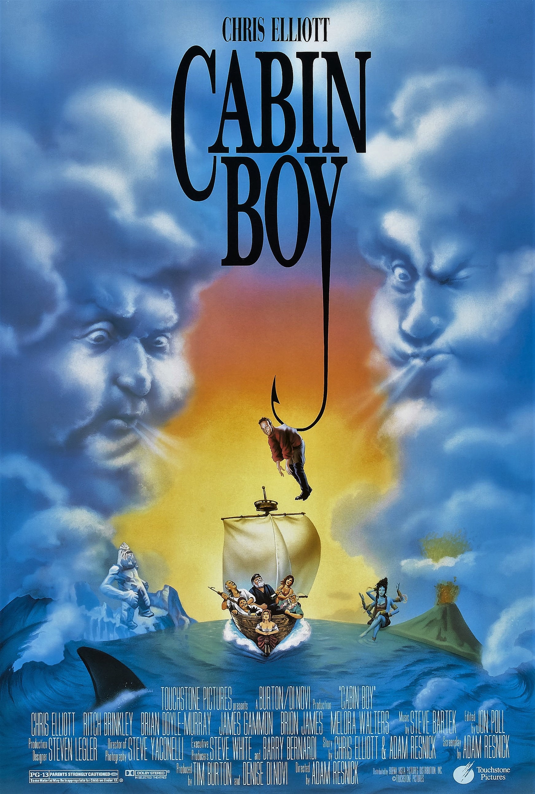 Mega Sized Movie Poster Image for Cabin Boy 