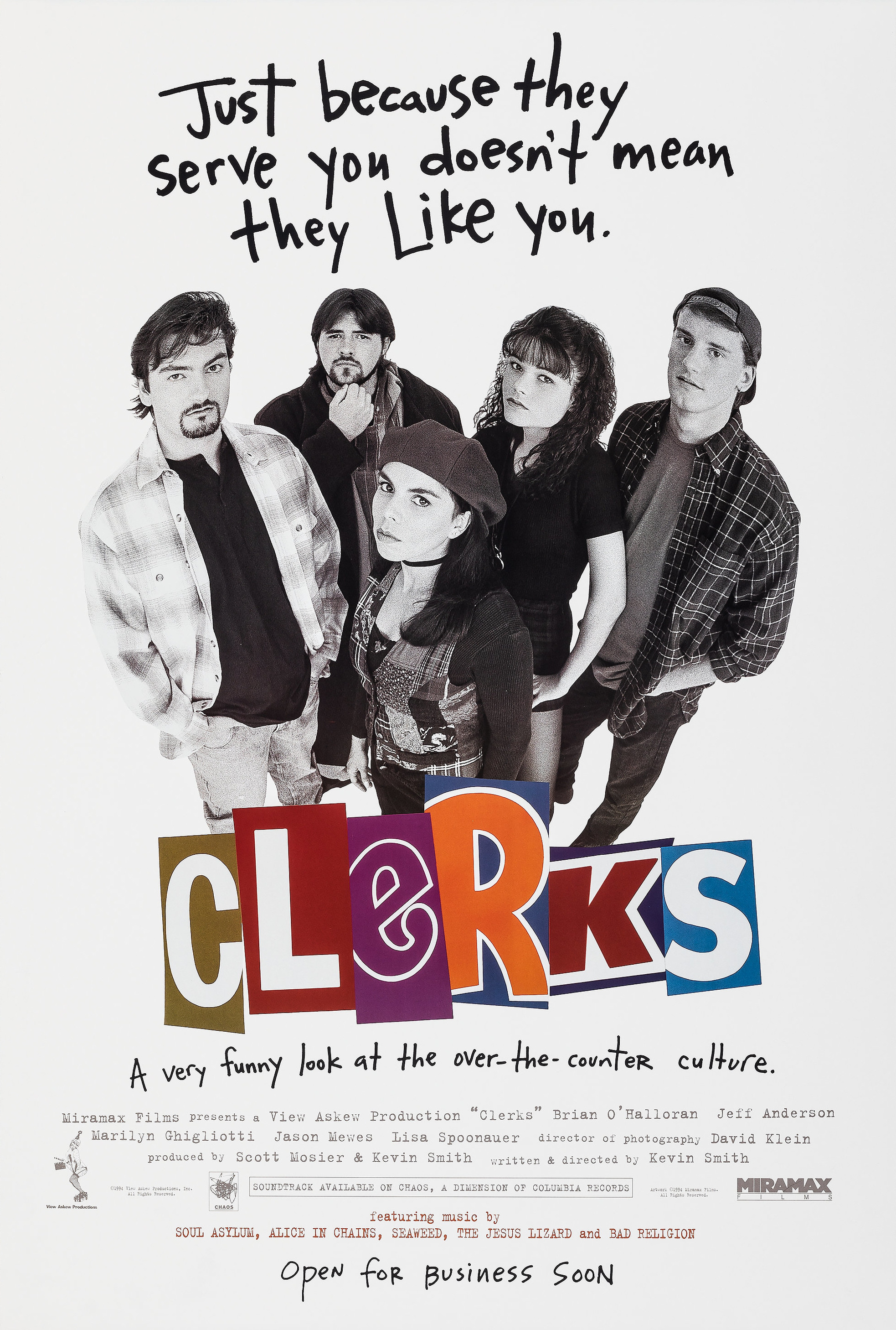 Mega Sized Movie Poster Image for Clerks (#1 of 4)