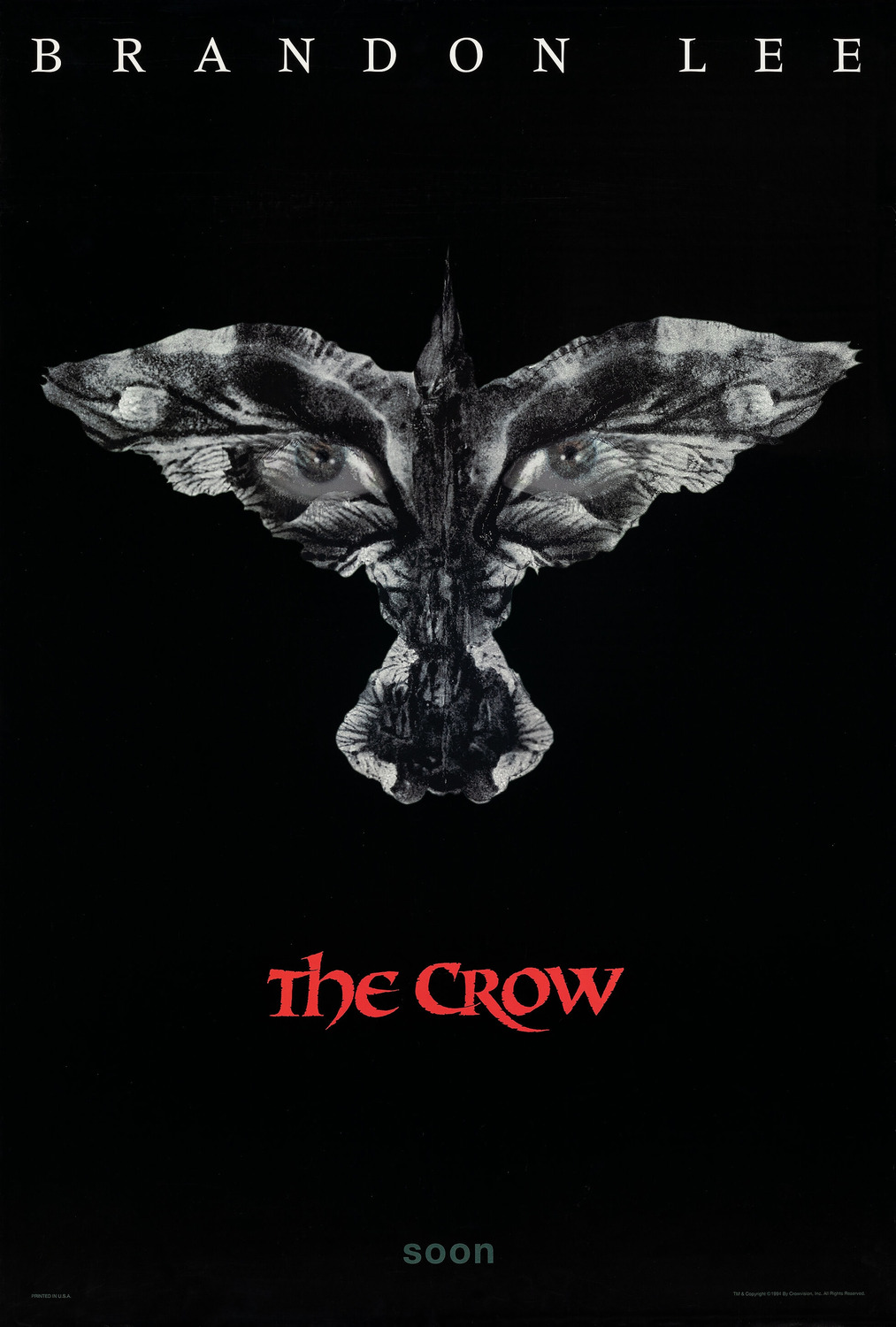 Extra Large Movie Poster Image for The Crow (#1 of 5)