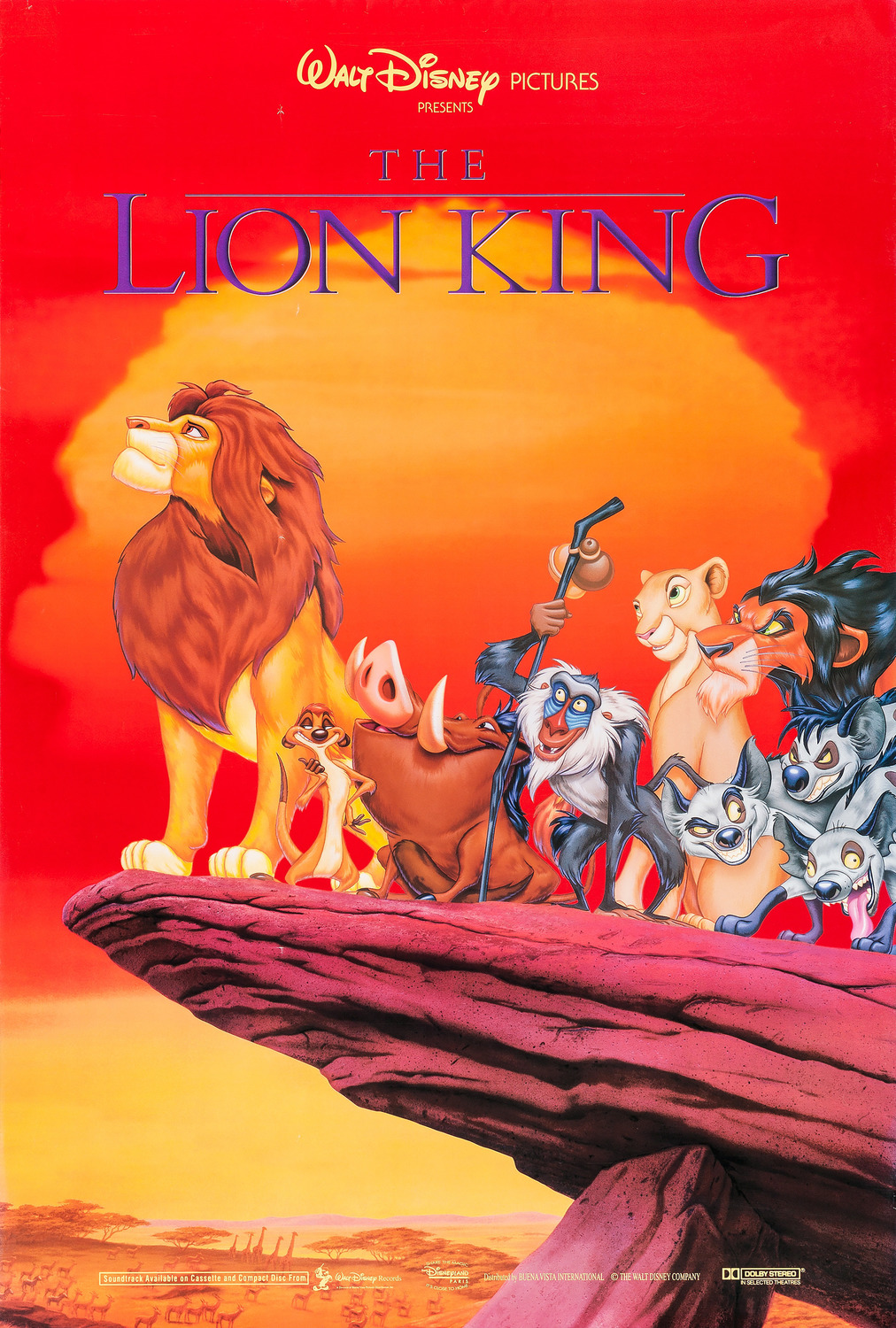 Extra Large Movie Poster Image for The Lion King (#2 of 6)
