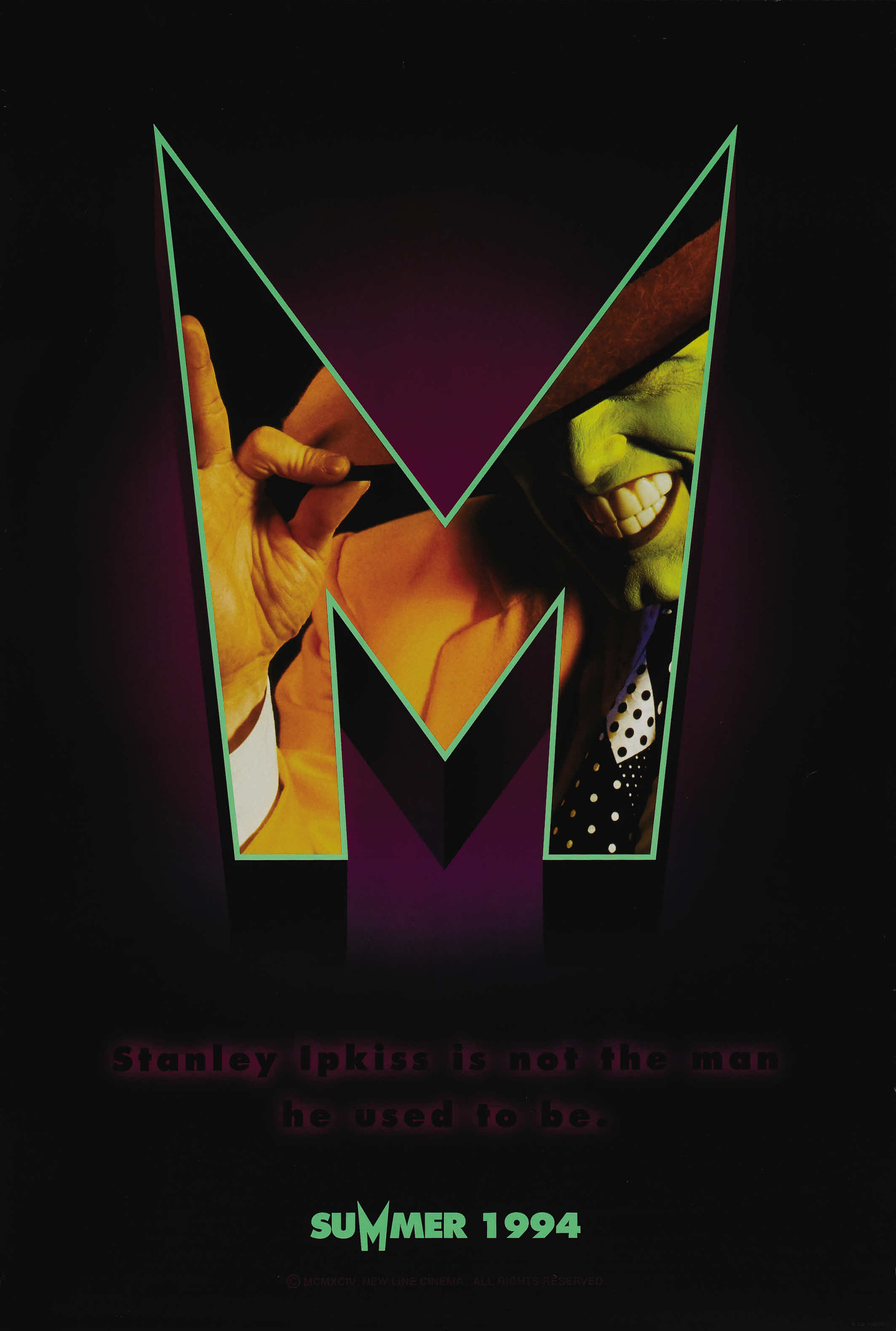 Mega Sized Movie Poster Image for The Mask (#2 of 2)